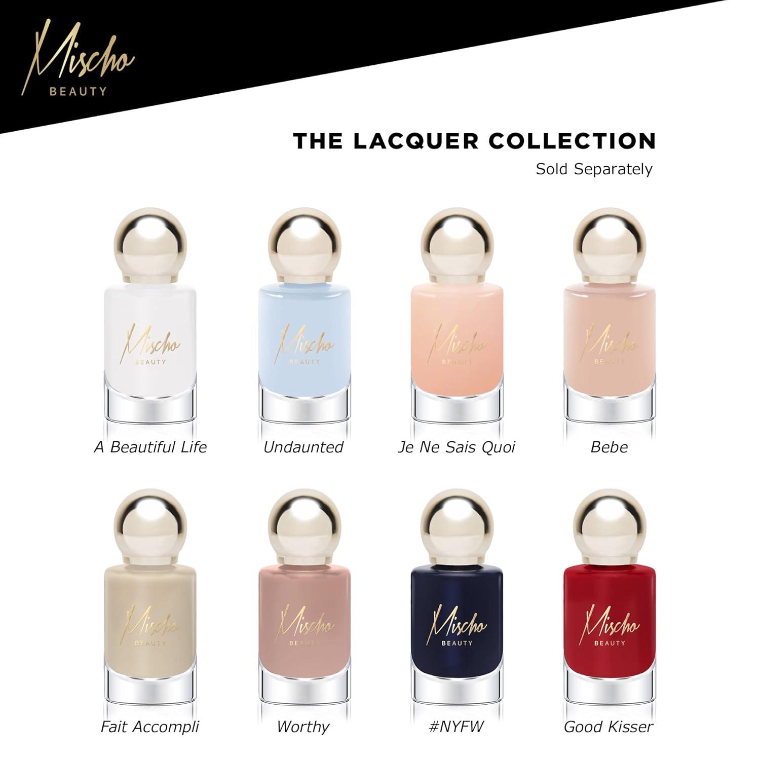 image Rose Gold Nail Polish Worthy  Beige Light Pink Summer Colors Chip Resistant GelLike Vegan Nail Polish For Fingernails ampamp Toenails 10 Free ampamp Animal Cruelty Free 037 fl oz Pack of 1Good Kisser