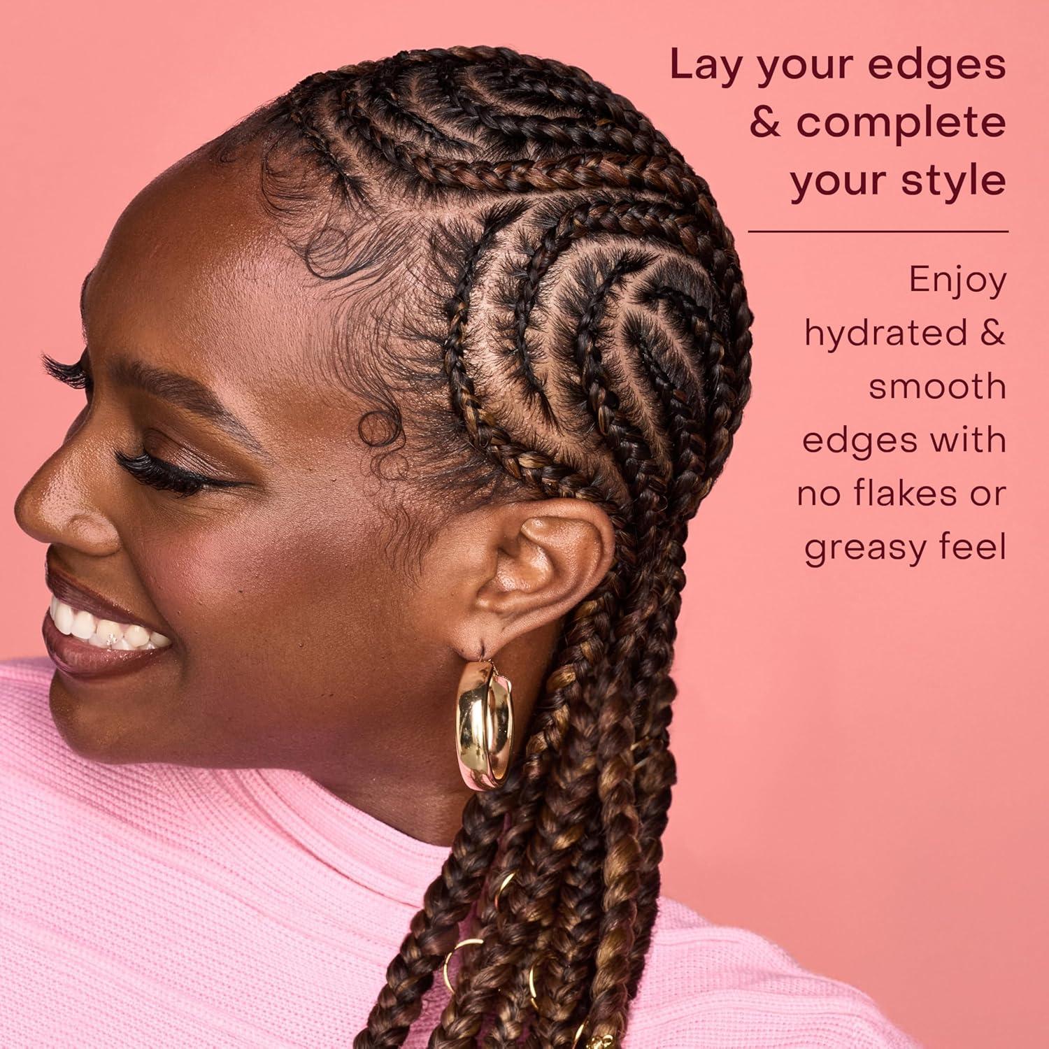imageShea Moisture Define ampamp Shine Edge Gel  Flaxseed Coconut ampamp Hibiscus Holds and Controls Edges All Day Infused With Glycerin Coconut Oil and an Invigorating Sweet Scent ParabenFree Hair 35 OZ
