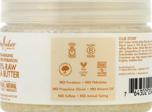 imageSheaMoisture AllOver Hydration for UltraHealing for Dry Skin 100 Raw Shea Butter 115 oz115 Fl Oz Pack of 1