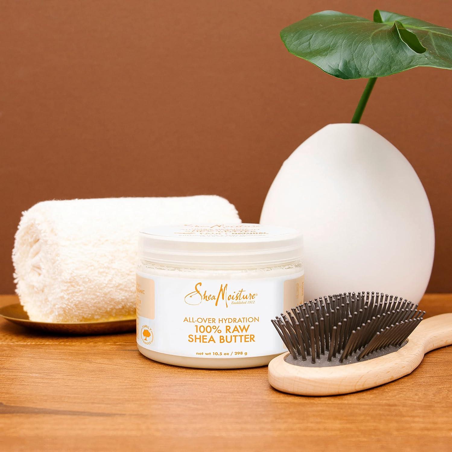 imageSheaMoisture AllOver Hydration for UltraHealing for Dry Skin 100 Raw Shea Butter 115 oz115 Fl Oz Pack of 1