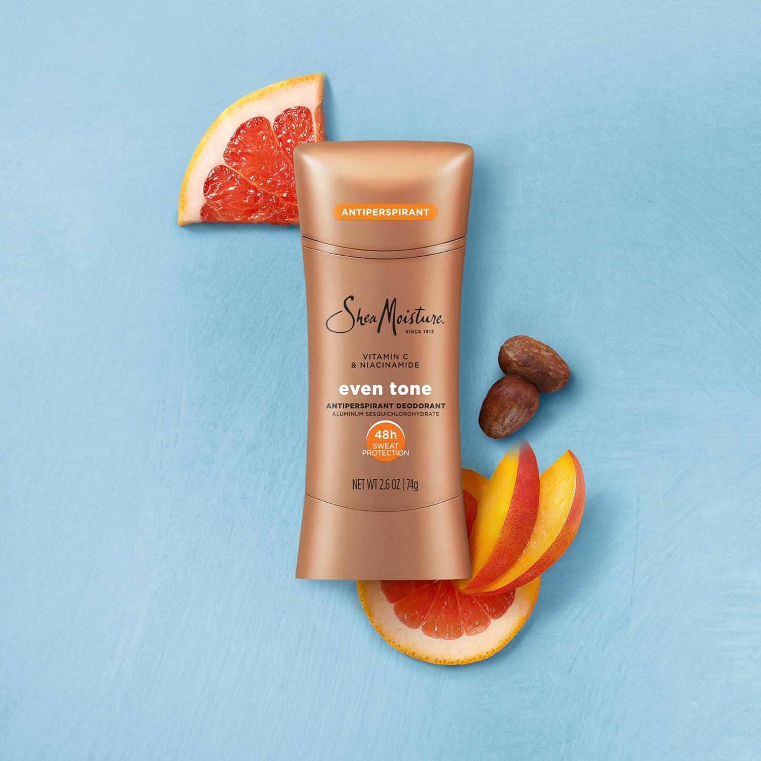 imageSheaMoisture Antiperspirant Deodorant Stick Even Tone Vitamin C ampamp Niacinamide 2 Count for 48HR Sweat ampamp Odor Protection with No Parabens ampamp No Mineral Oil 26 oz