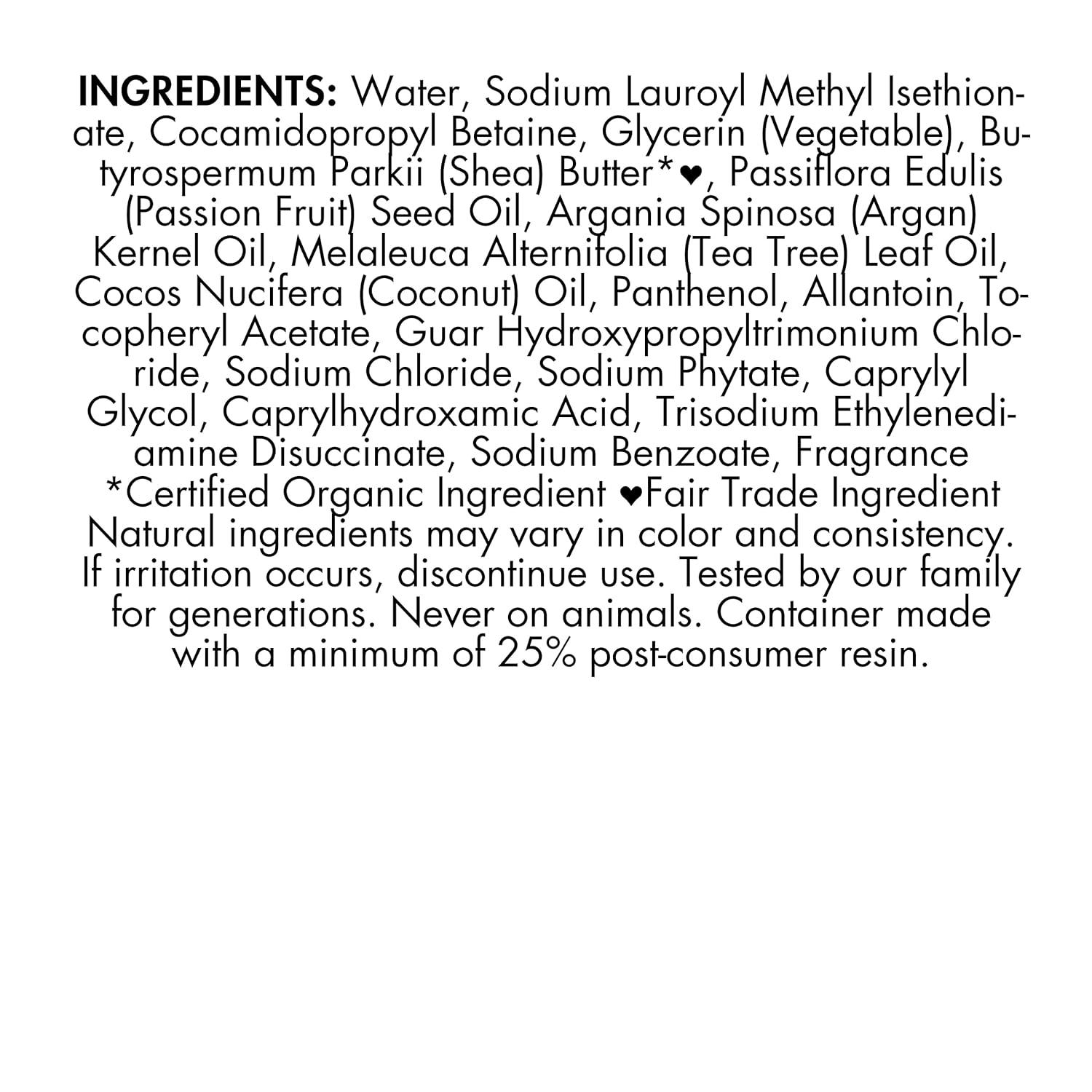 imageSheaMoisture Beard Wash for Full Beards  Maracuja Oil ampamp Shea Butter to Deep Clean and Refresh  6 oz6 Fl Oz Pack of 1