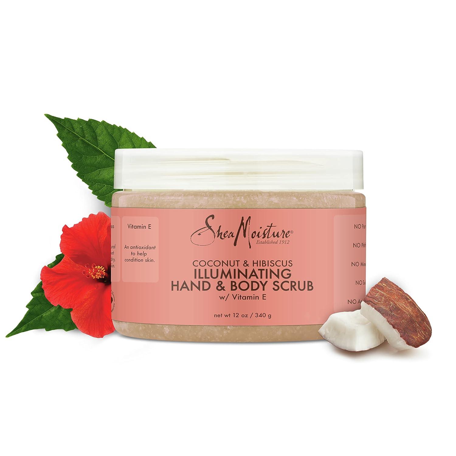 imageSheaMoisture Body Scrub for Dull Skin Illuminating Coconut and Hibiscus CrueltyFree Skin Care 12 oz