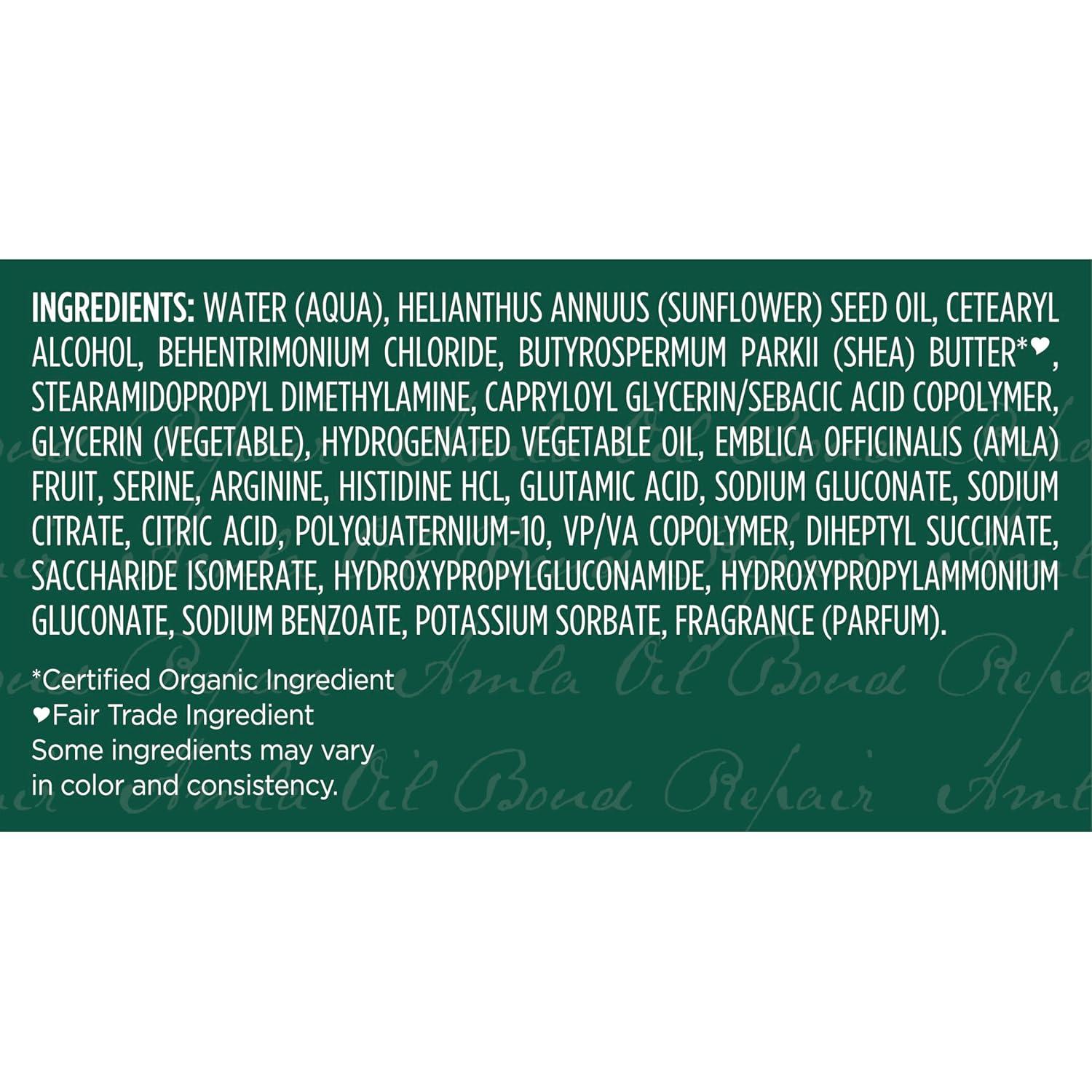 imageSheaMoisture Bond Repair LeaveIn Conditioner AmlaOil Protects Against Damage ampamp Strengthens Hair Bonds with Hydroplex Technology ampamp AmlaOil For Less Breakage with Restorative HydroPlex Infusion 11fl ozConditioner