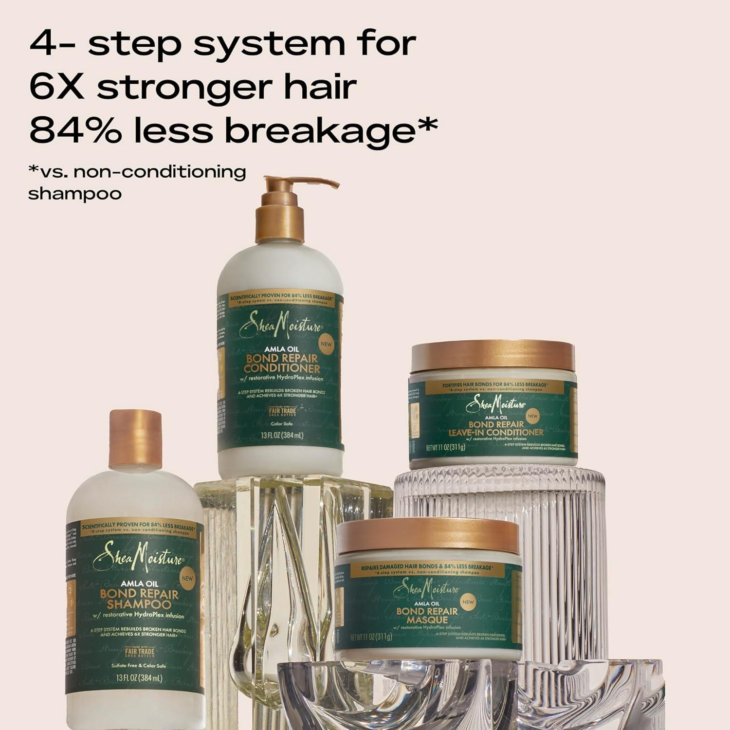 imageSheaMoisture Bond Repair Masque Amla Oil Deeply Moisturizes and Visibly Repairs Damage with Hydroplex Technology and Amla Oil for Stronger Hair with Restorative HydroPlex Infusion 11 ozConditioner