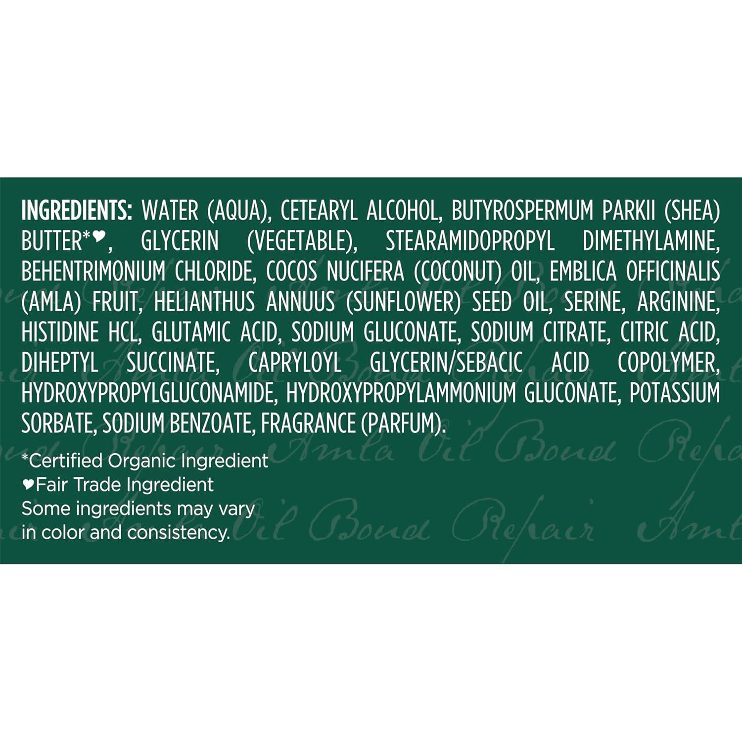 imageSheaMoisture Bond Repair Masque Amla Oil Deeply Moisturizes and Visibly Repairs Damage with Hydroplex Technology and Amla Oil for Stronger Hair with Restorative HydroPlex Infusion 11 ozConditioner