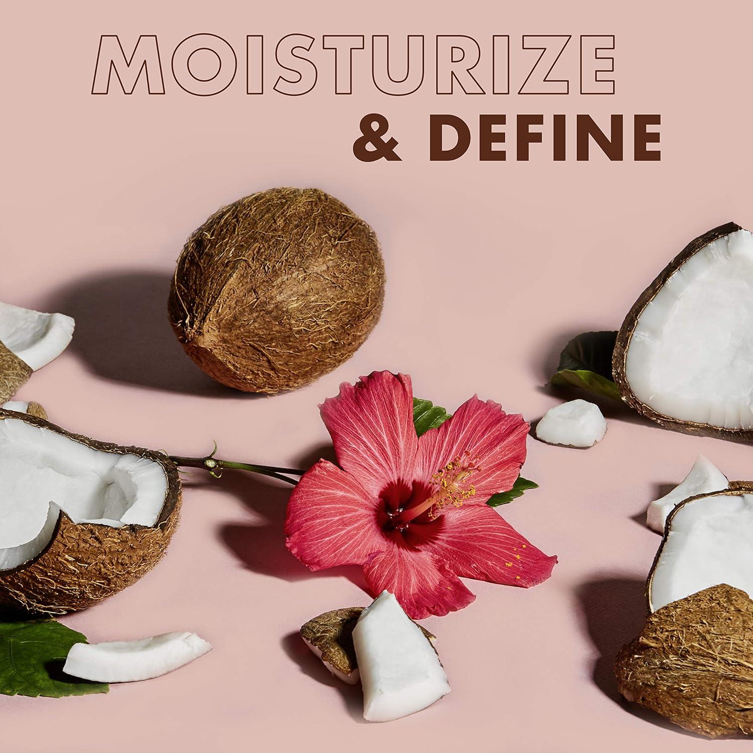 imageSheaMoisture Curl Enhancing Smoothie Hair Cream Coconut and Hibiscus for Thick Curly Hair Sulfate Free and Paraben Free Curl Cream 20 ozHibiscus
