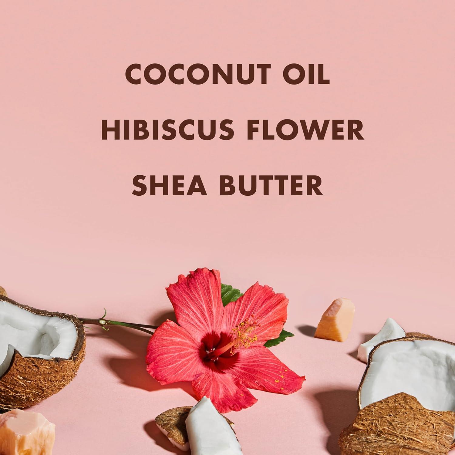 imageSheaMoisture Curl and Shine Hair Masque and Curl Enhancing Smoothie for Curly Hair Coconut and Hibiscus Deep Conditioning Hair Treatment