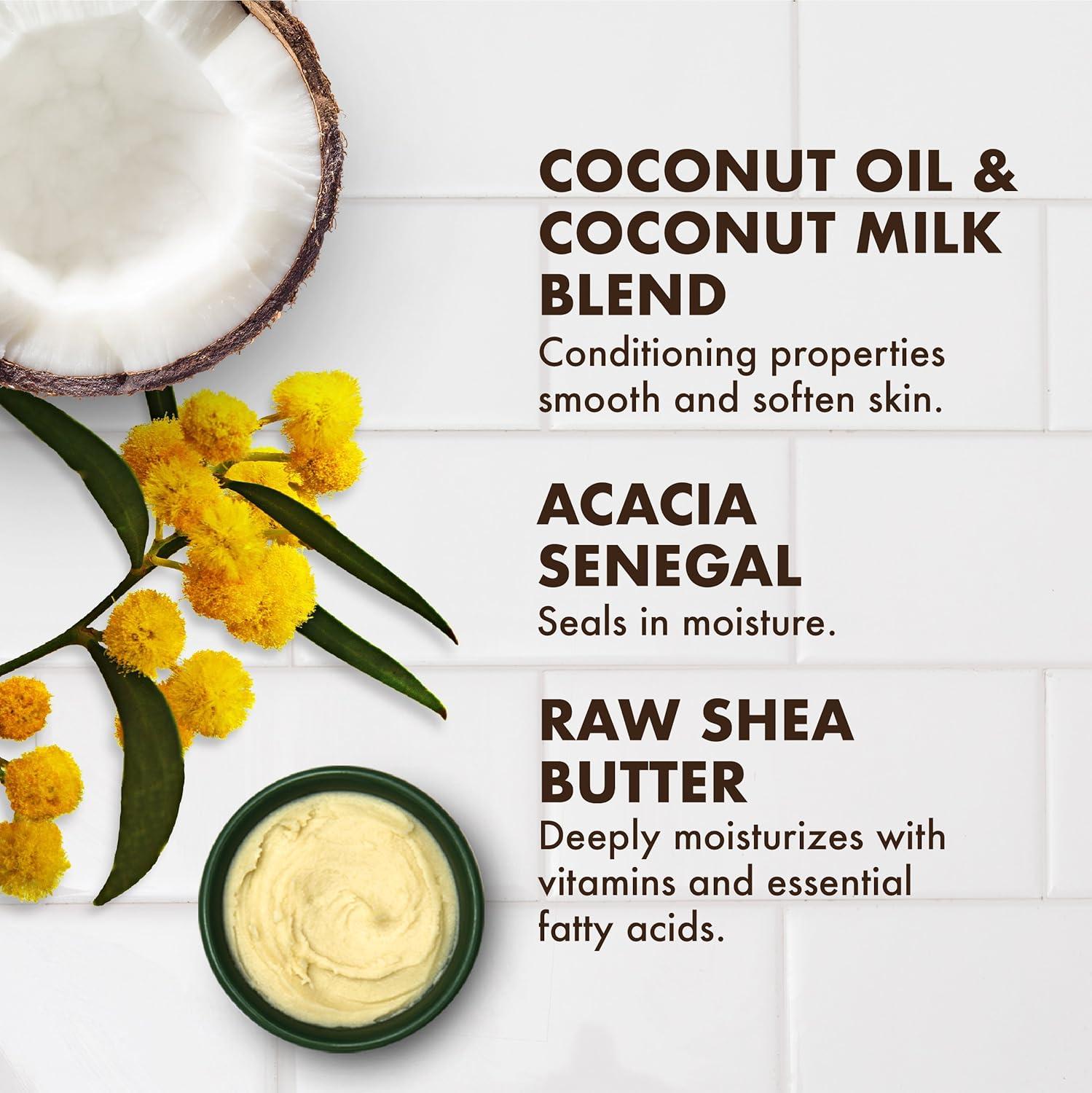 imageSheaMoisture Daily Hydration Crme Sugar Scrub Care for Dry Skin 100 Virgin Coconut Oil Acacia Senegal Exfoliating Scrub Coffee 8 OzSugar Scrub