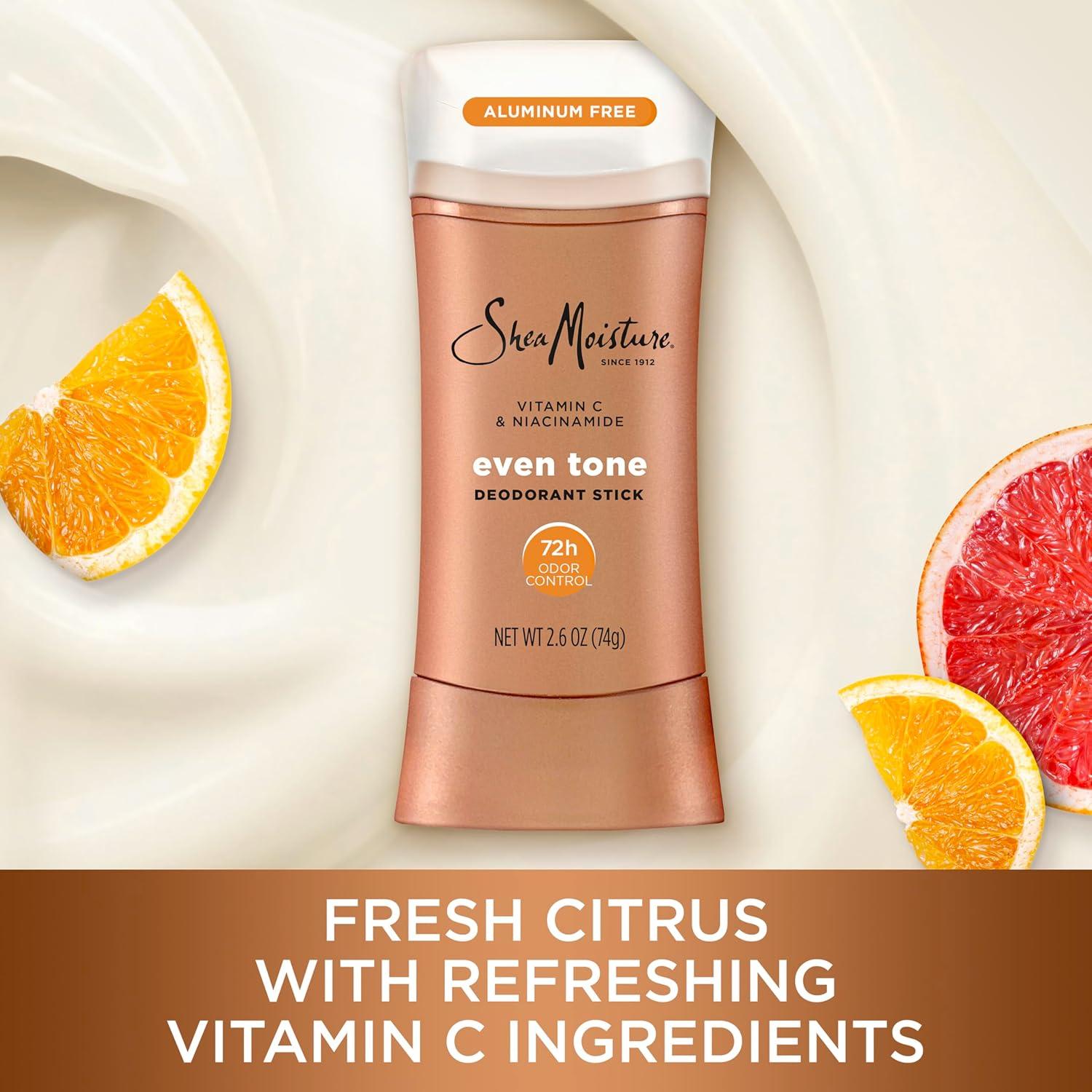 imageSheaMoisture Deodorant Stick for 72h Odor Control Fresh Aluminum Free 26 oz