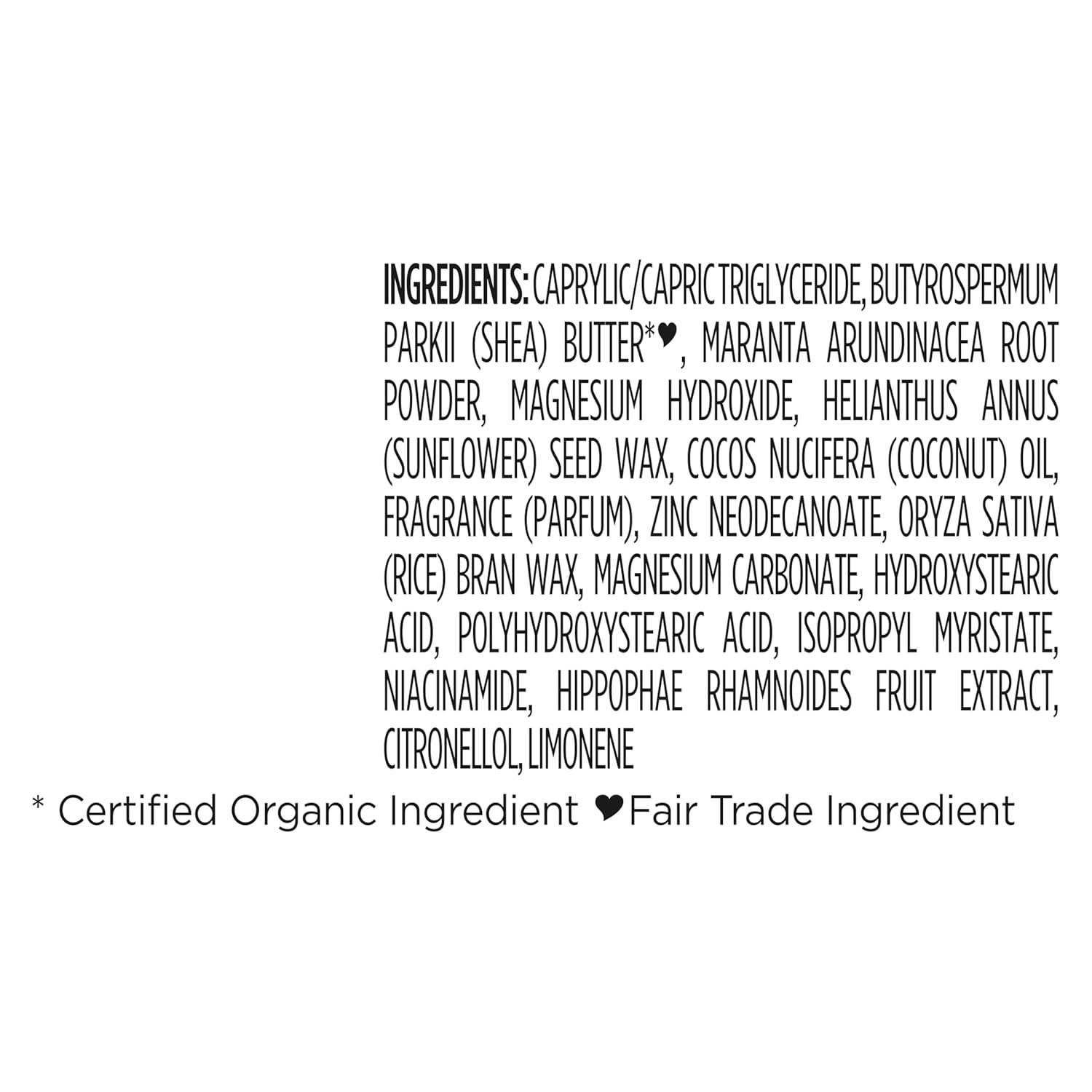 imageSheaMoisture Deodorant Stick for 72h Odor Control Fresh Aluminum Free 26 oz
