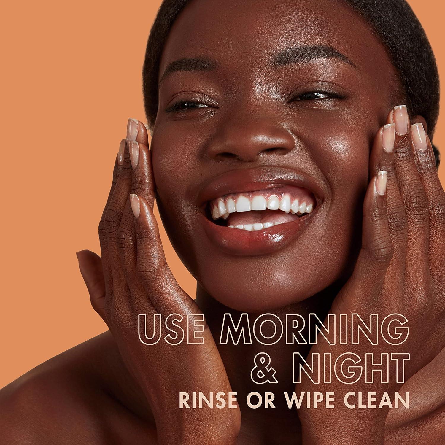 imageSheaMoisture Even and Radiant Face Cleanser For Uneven Skin Tone and Dark Spots 3in1 Cleansing Balm With Raw Honey 32 oz32 Ounce Pack of 4