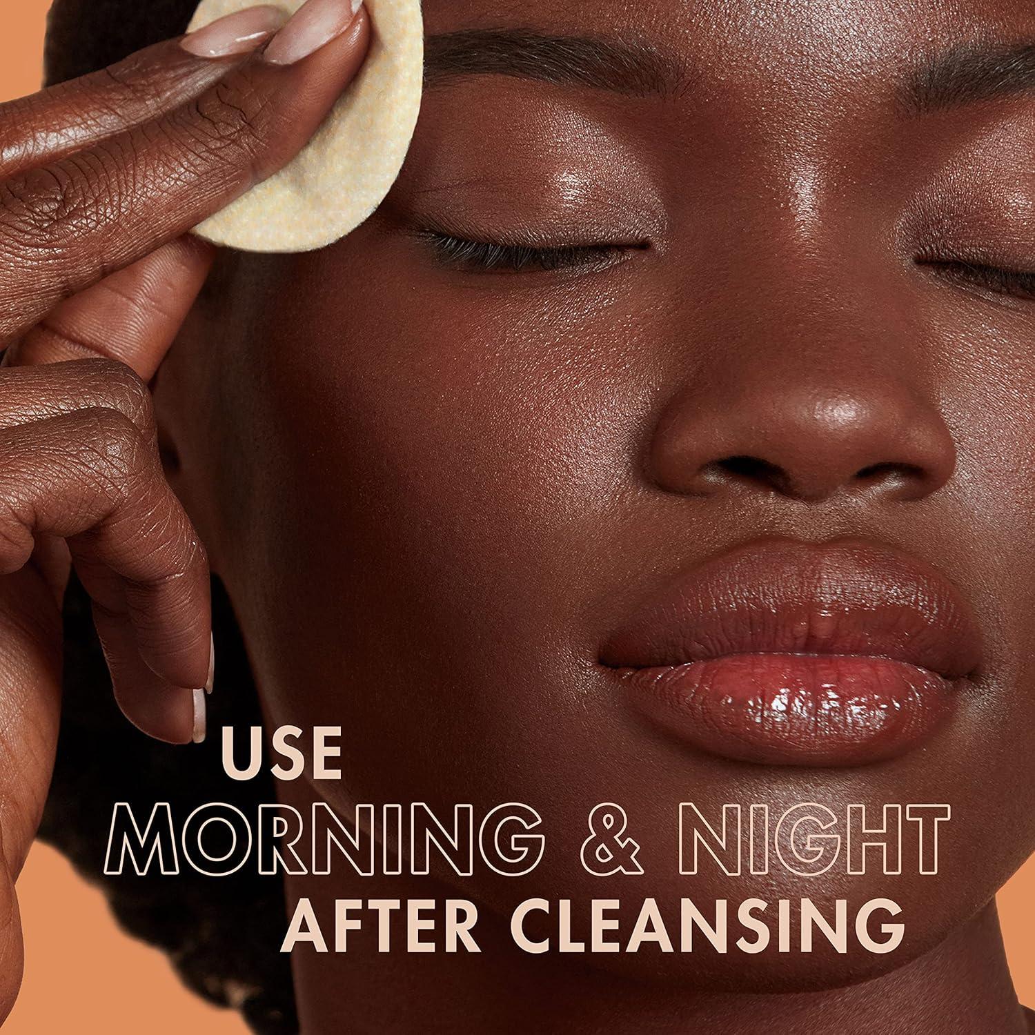 imageSheaMoisture Even and Radiant Face Pads For Uneven Skin Tone and Dark Spots Daily Exfoliating Toner Pads With Raw Honey 30 Count