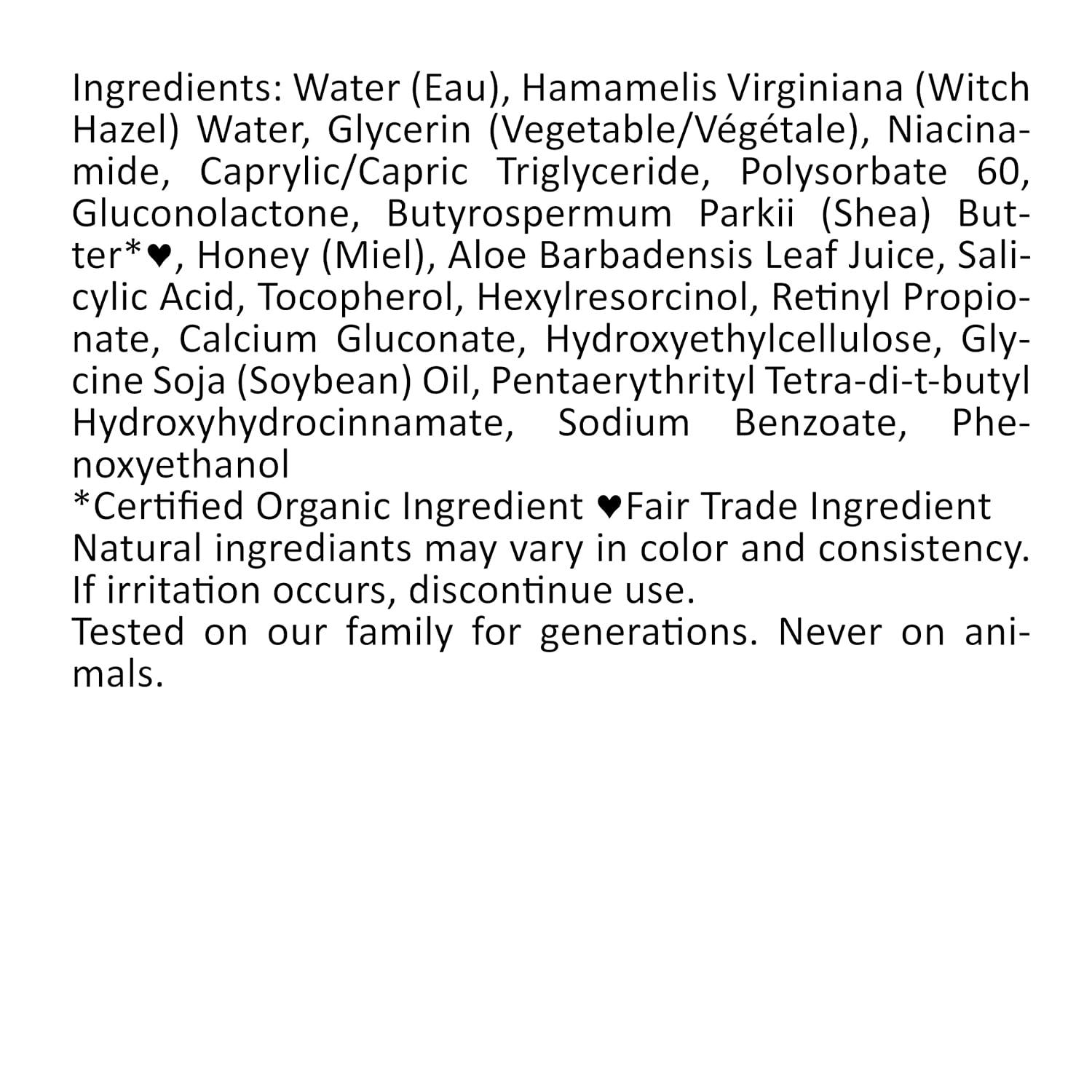 imageSheaMoisture Even and Radiant Face Pads For Uneven Skin Tone and Dark Spots Daily Exfoliating Toner Pads With Raw Honey 30 Count
