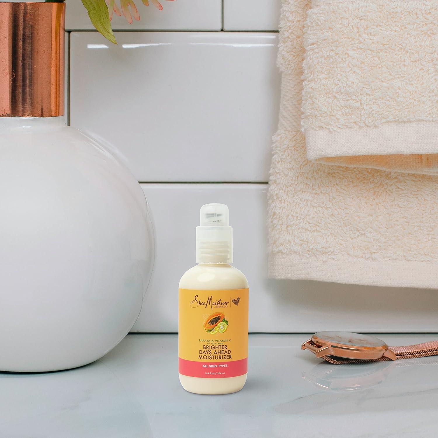 imageSheaMoisture Face Moisturizer For Dull Uneven Skin Papaya and Vitamin C Skin Care 32 ozLemon