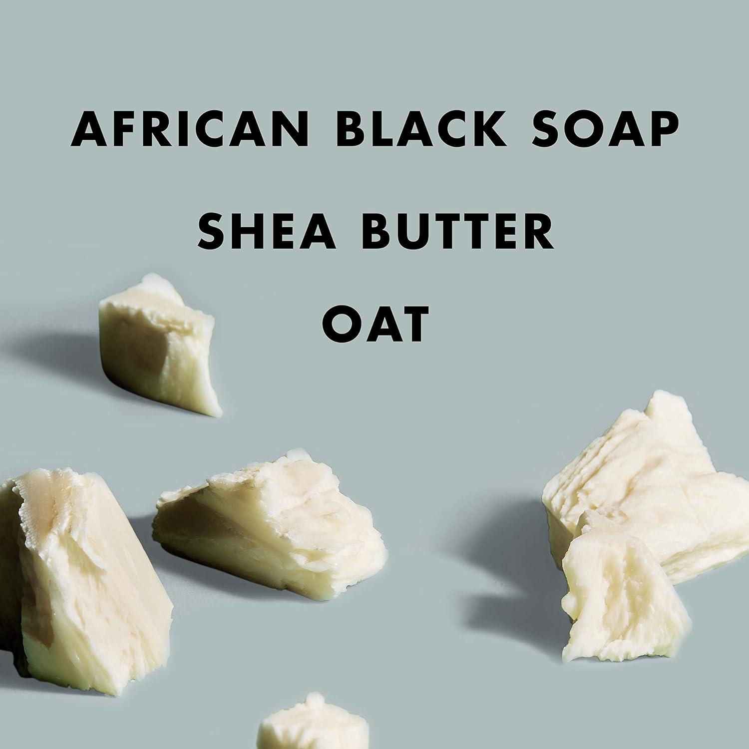 imageSheaMoisture Face and Body Bar for Oily BlemishProne Skin African Black Soap Paraben Free 35 oz 4 Count facial cleanser55 Ounce Pack of 4