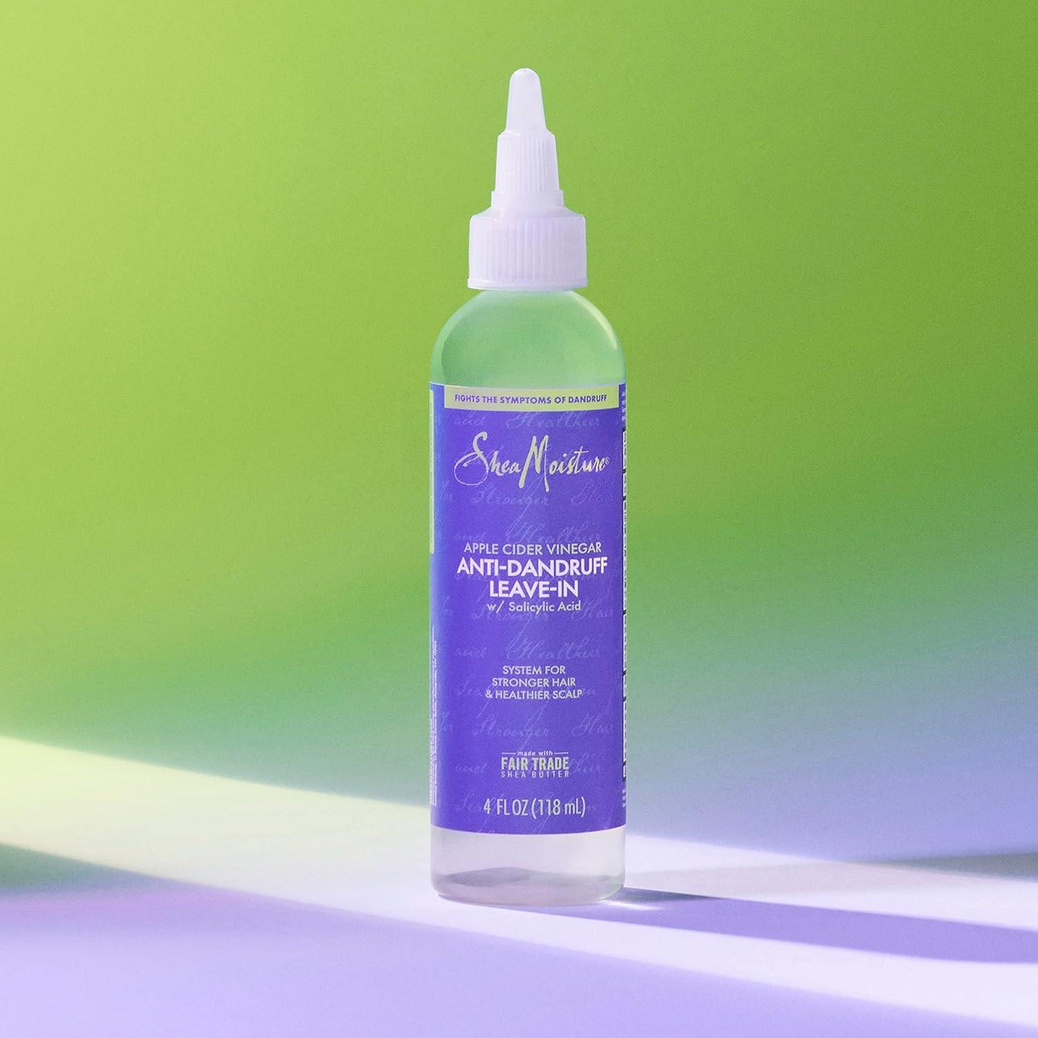 imageSheaMoisture Hair Care System AntiDandruff LeaveIn For Stronger Hair ampamp Healthier Scalp Formulated With Apple Cider Vinegar Fair Trade Shea Butter 4ozHair Care
