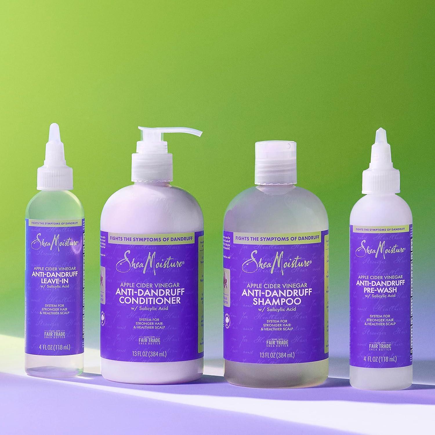 imageSheaMoisture Hair Care System AntiDandruff LeaveIn For Stronger Hair ampamp Healthier Scalp Formulated With Apple Cider Vinegar Fair Trade Shea Butter 4ozHair Care