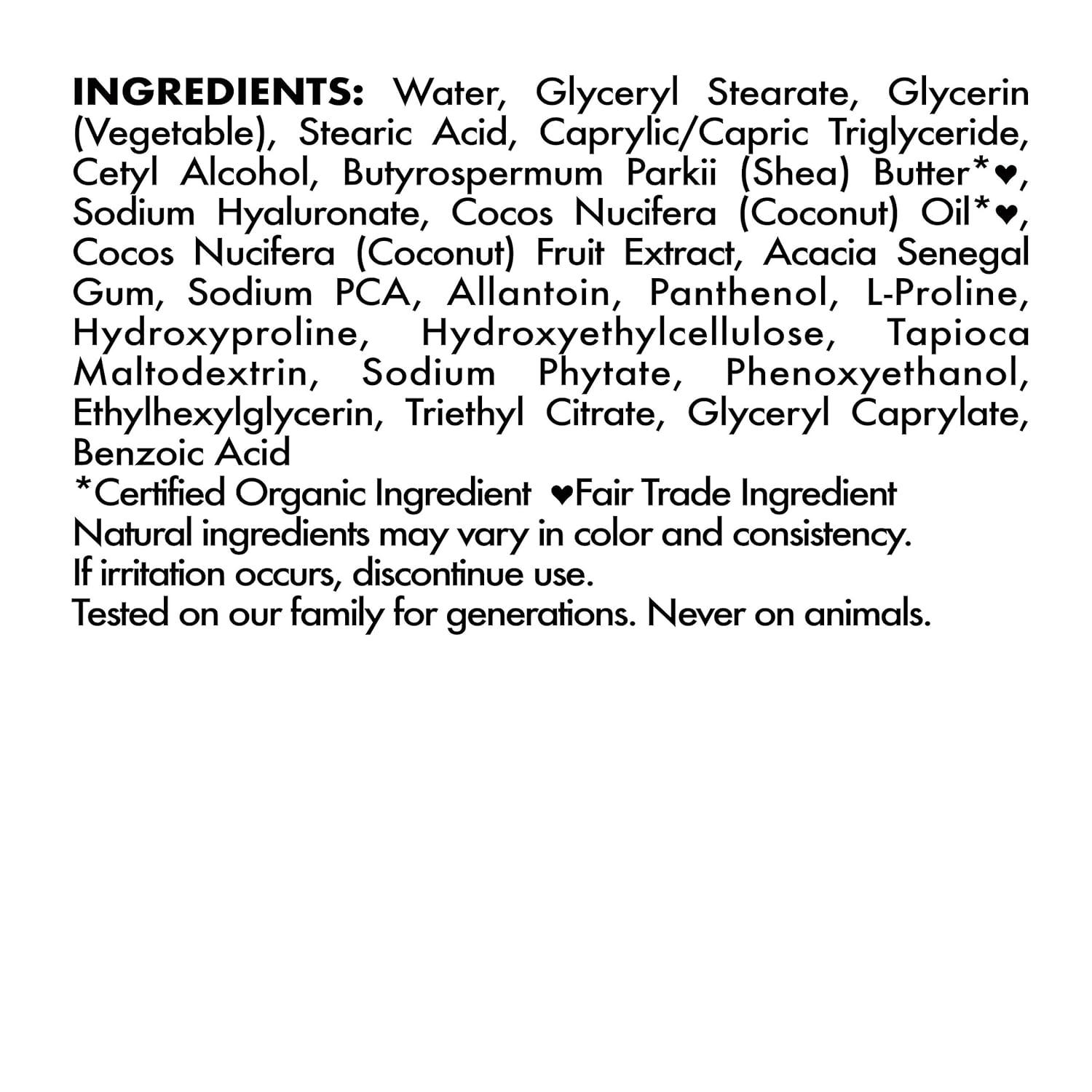 imageSheaMoisture Hyaluronic Acid Serum for Dry Skin 100 Virgin Coconut Oil Paraben Free Face Serum 1 fl ozSerum
