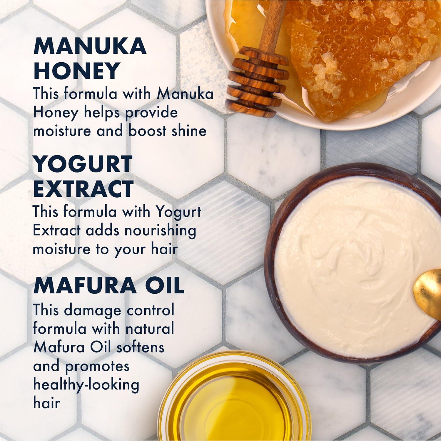 imageSheaMoisture Hydrate ampamp Repair conditioner For Damaged Hair Manuka Honey ampamp Yogurt Shea Butter Shampoo and Conditioner 13 Floz13 Fl Oz Pack of 2