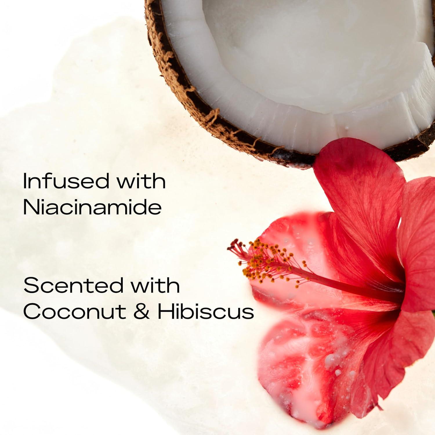imageSheaMoisture Illuminating Body Butter with Coconut ampamp Hibiscus Niacinamide and ProCeramides Renewing Skins Natural Glow 48H Moisturizing 115 oz