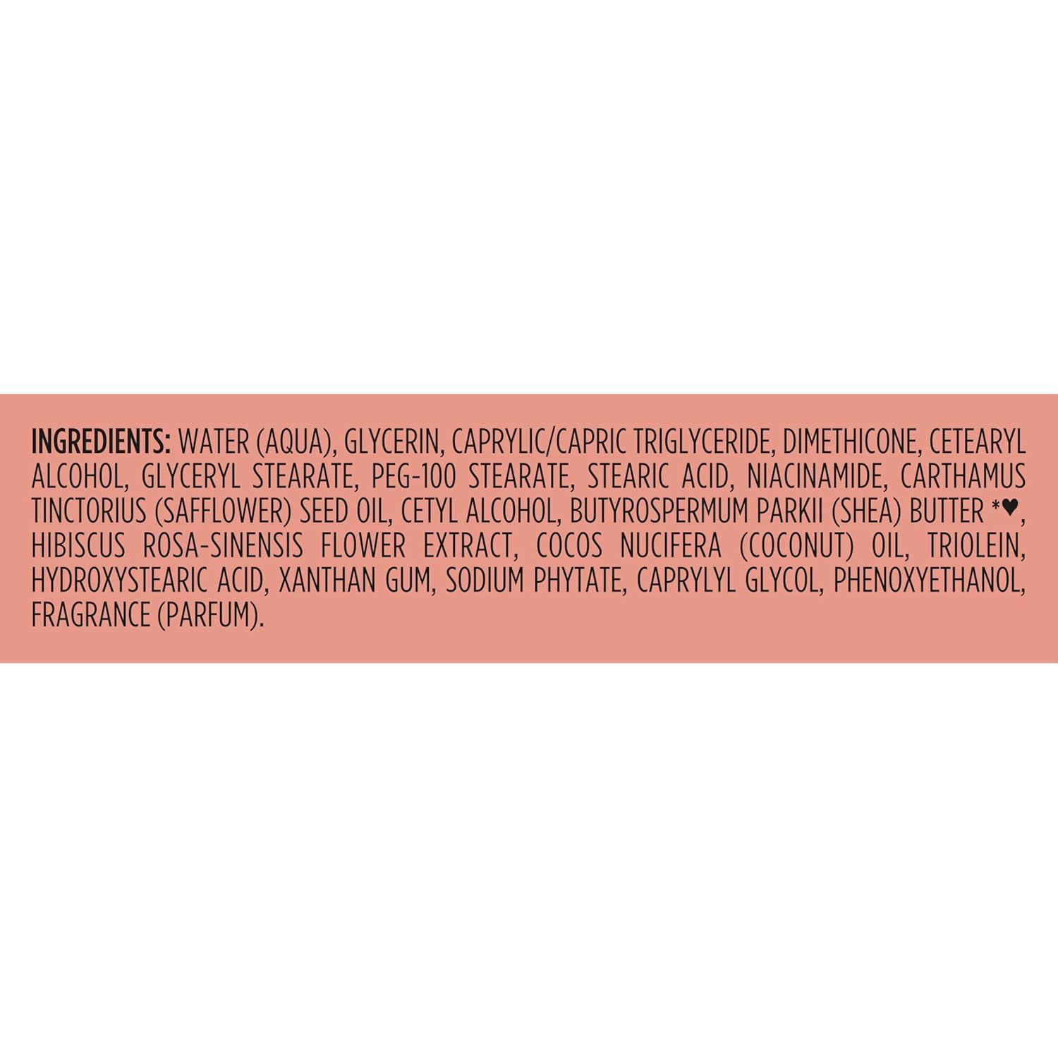 imageSheaMoisture Illuminating Body Lotion with Coconut Oil Hibiscus Niacinamide and ProCeramides Instantly Enhancing Skins Natural Glow 24H Moisturizing 16 oz