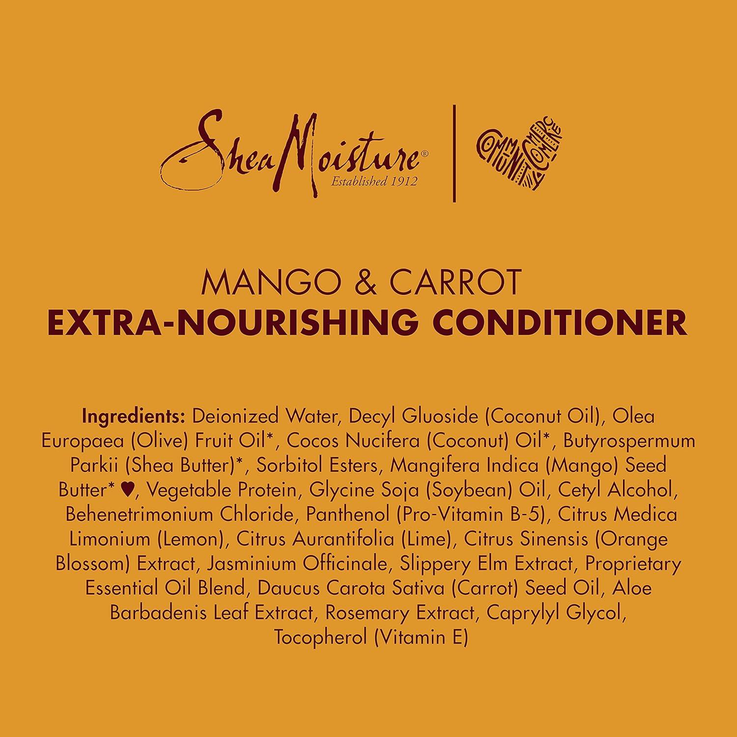 imageSheaMoisture Kids Conditioner for Kids Hair Mango and Carrot Sulfate Free Conditioner 77 oz77 Fl Oz Pack of 1