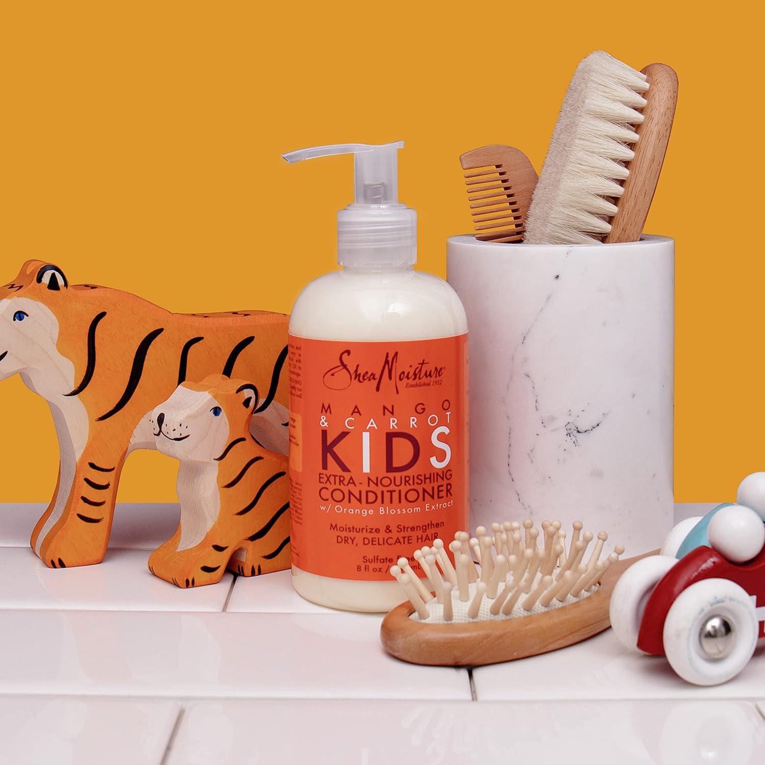 imageSheaMoisture Kids Conditioner for Kids Hair Mango and Carrot Sulfate Free Conditioner 77 oz77 Fl Oz Pack of 1