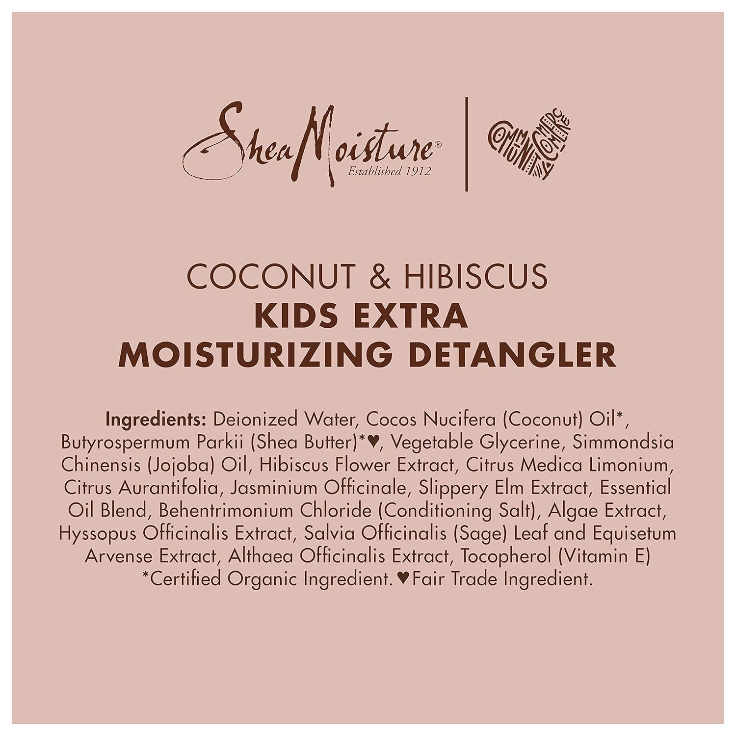 imageSheaMoisture Kids Extra Moisturizing Detangler Coconut and Hibiscus for Curly Hair Hair Care Product with Shea Butter 8 oz8 Fl Oz Pack of 1