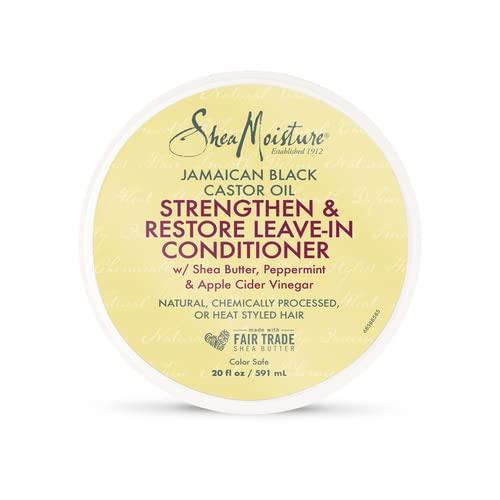 imageSheaMoisture Leave In Conditioner Conditioner For Hair Jamaican Black Castor Oil To Soften and Detangle Hair 20 oz