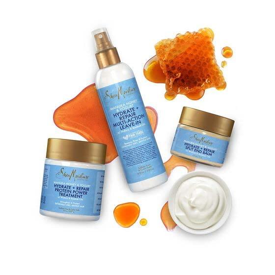 imageSheaMoisture LeaveIn Conditioner Spray 2Pack  Manuka Honey ampamp Yogurt Hydrate  Repair MultiAction Hair Repair Treatment for Dry Frizzy Hair Premium Gift Set 8 Oz Ea