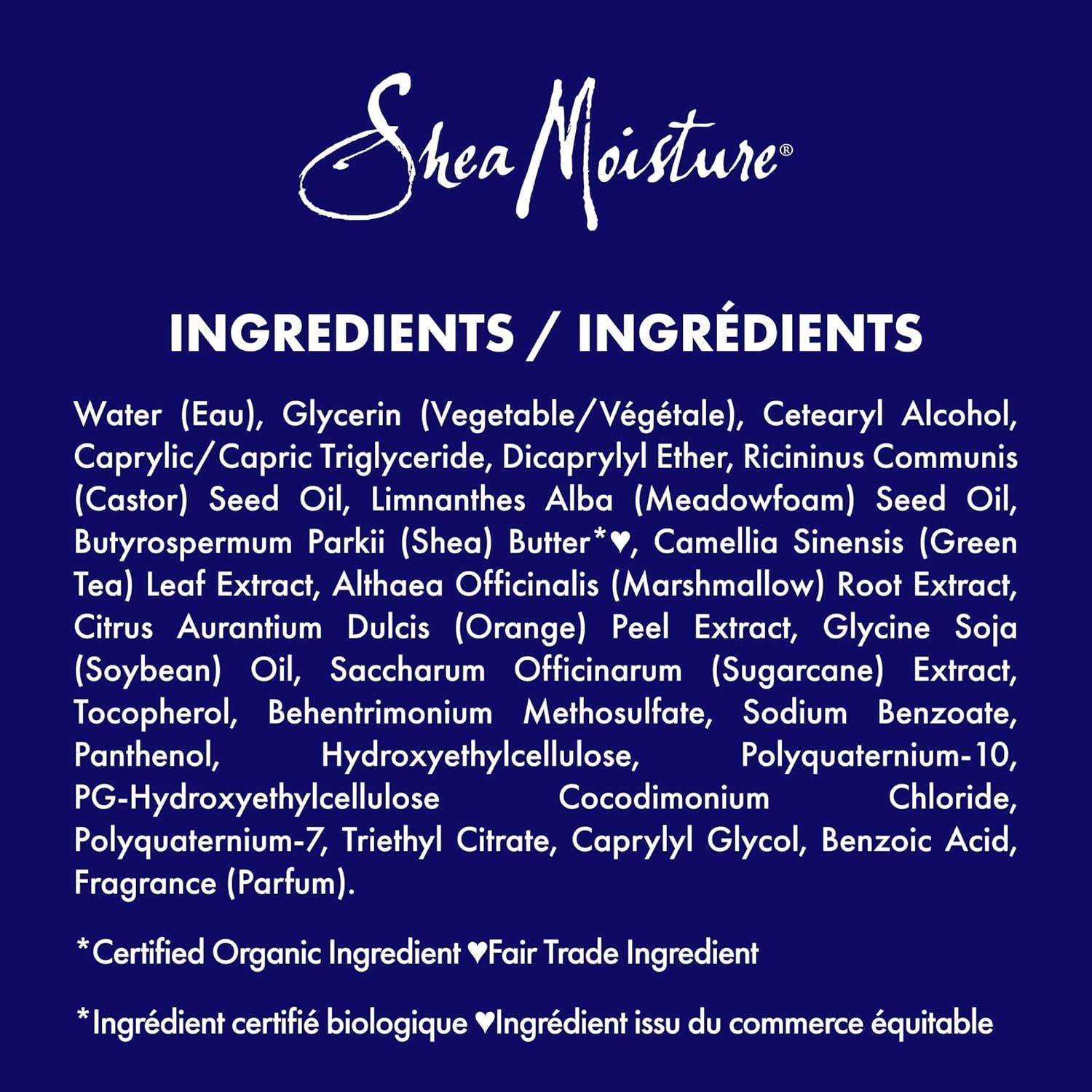 imageSheaMoisture LeaveIn Treatment Conditioner for Dry Hair Sugarcane Extract and Meadowfoam Seed SiliconeFree 8 oz