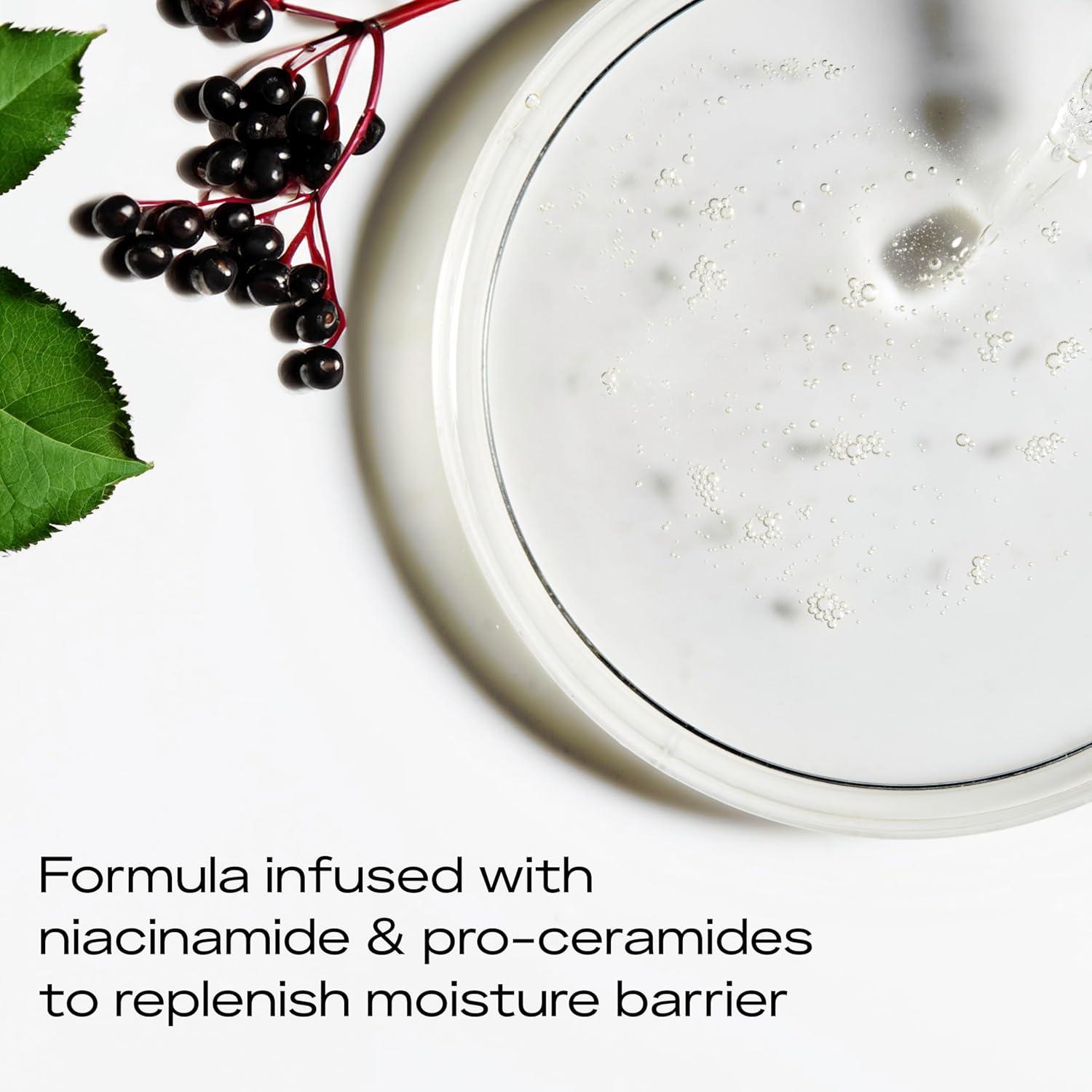 imageSheaMoisture Melanin Care Gentle Cream Cleanser Nourished ampamp Radiant for Cleansing ampamp Replenishing Skins Moisture Barrier with ProCeramides Elderberry Complex 6 oz