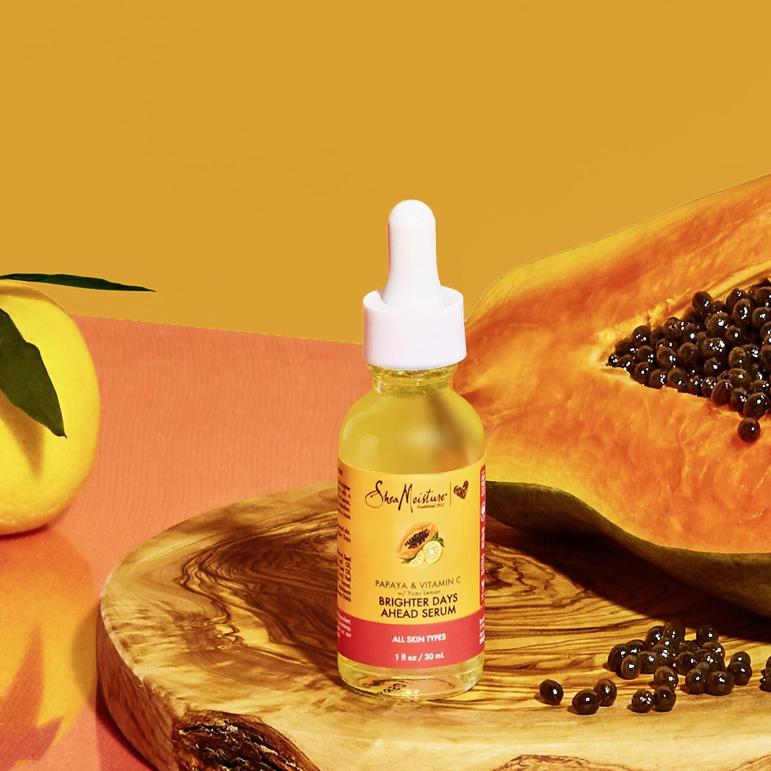 imageSheaMoisture Serum For All Skin Types Papaya and Vitamin C Vitamin C Serum 1 oz1 Ounce Pack of 1