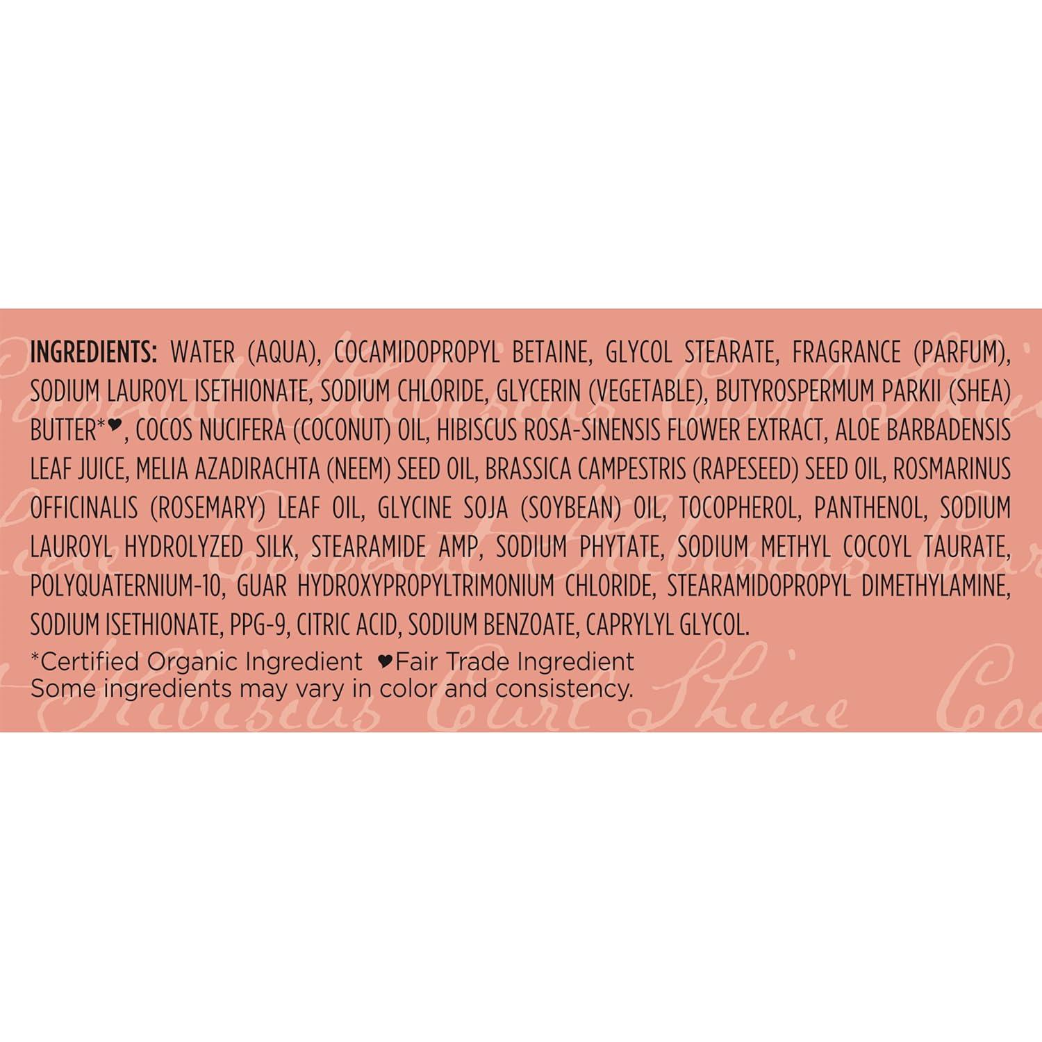 imageSheaMoisture Shampoo Coconut and Hibiscus for Thick Curly Hair to Cleanse ampamp Hydrate 24 oz