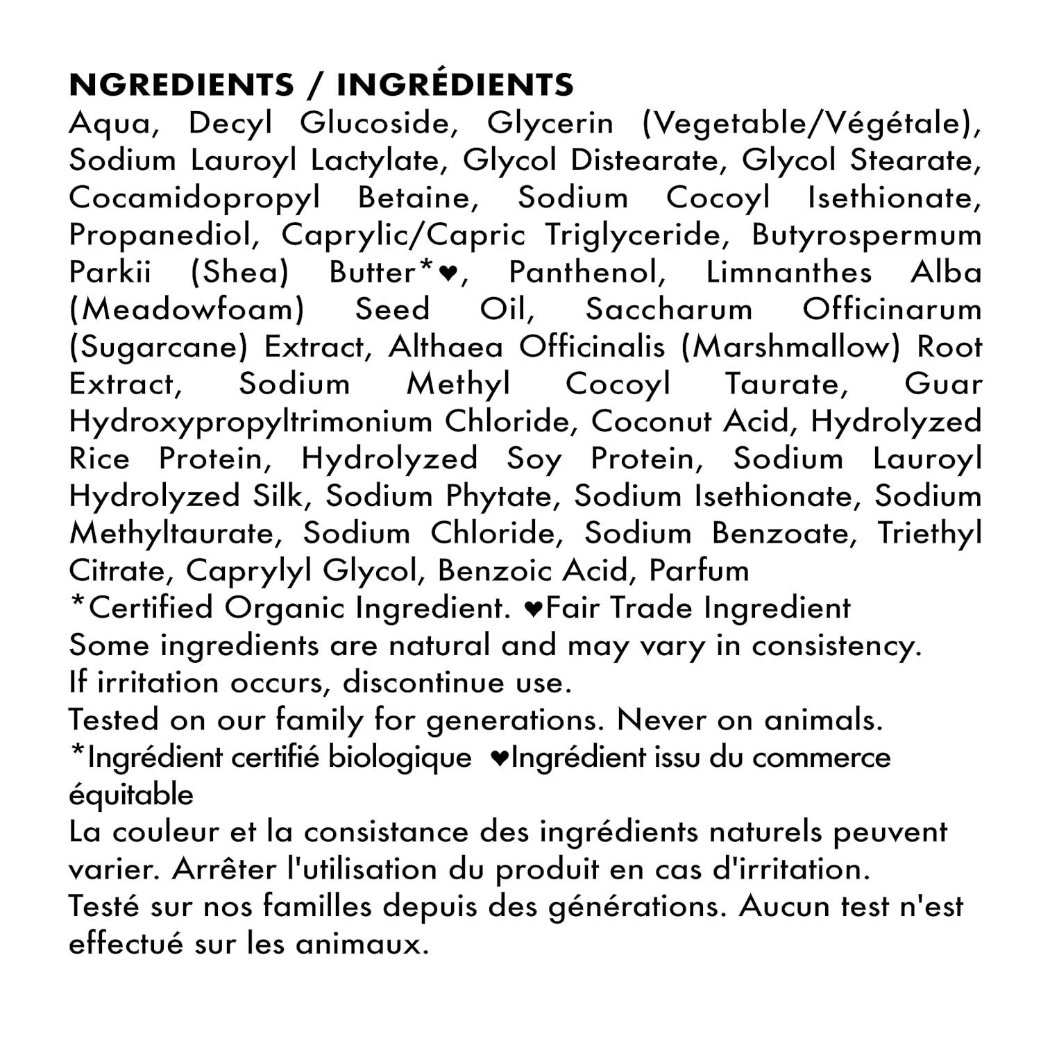 imageSheaMoisture Silicone Free Shampoo for Dry Hair Sugarcane Extract and Meadowfoam Paraben Free Shampoo 13 oz