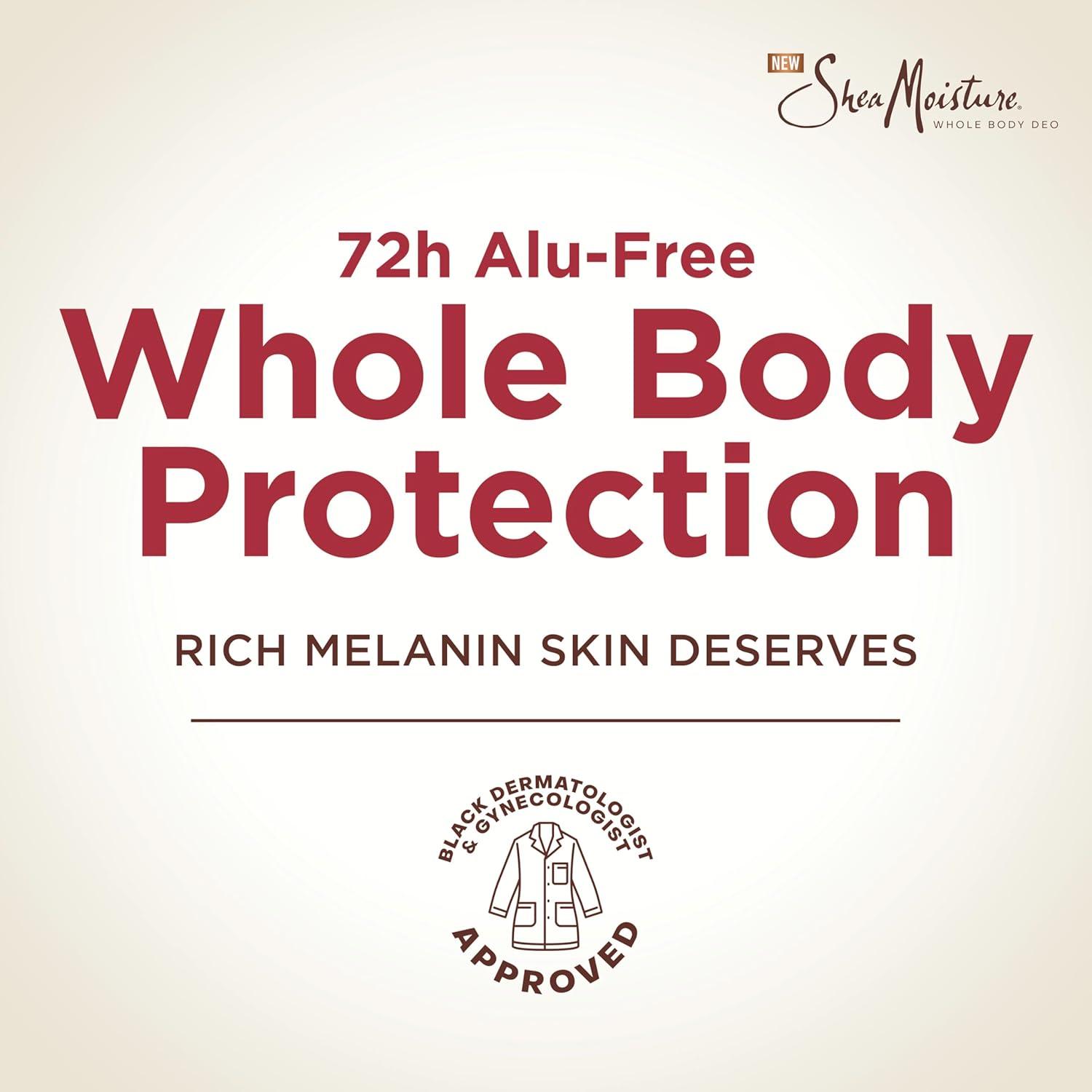 imageSheaMoisture Whole Body Deodorant Stick 72h Odor Control Fresh Aluminum Free 26 oz