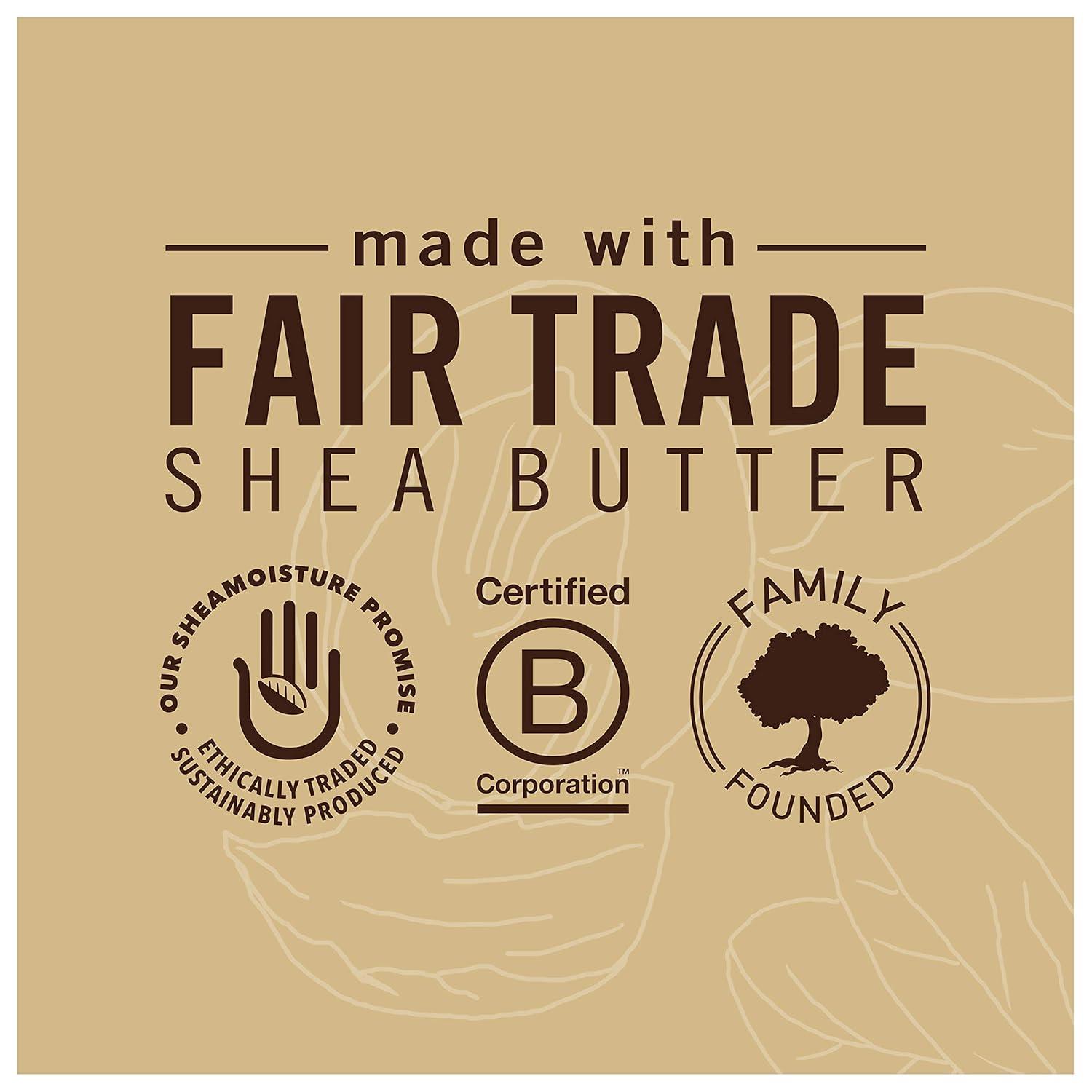 imageSheamoisture Hydrating Body Lotion for Dry Skin Raw Shea Butter Paraben Free Lotion 13 ozShea Butter