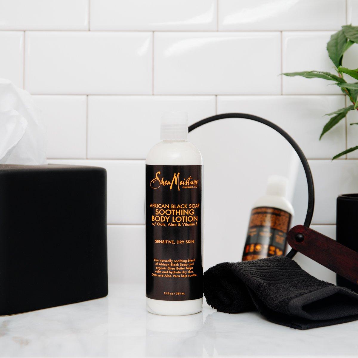 imageSheamoisture Soothing Body Lotion for Troubled Skin African Black Soap Lotion with Shea Butter 13 ozLotion