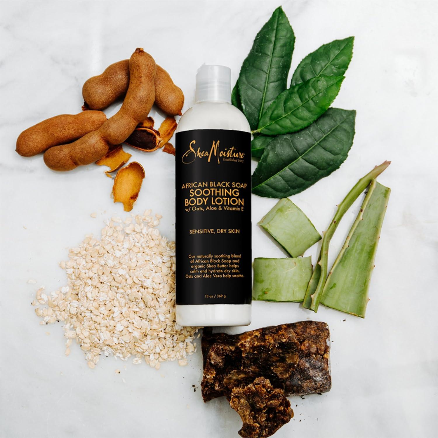 imageSheamoisture Soothing Body Lotion for Troubled Skin African Black Soap Lotion with Shea Butter 13 ozLotion