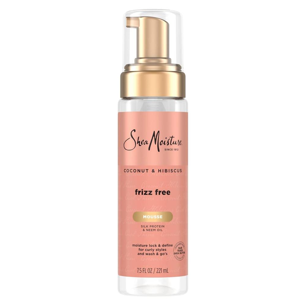 imageShea Moisture Curl Mousse Coconut and Hibiscus for Frizz Control Styling Mousse with Shea Butter 75 oz75 Fl Oz Pack of 1