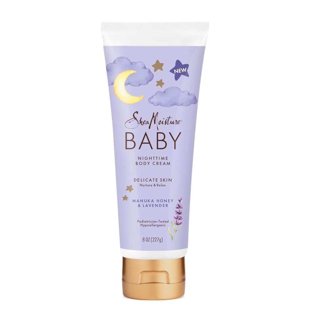 imageSheaMoisture Baby Moisturizer Manuka Honey ampamp Lavender for Delicate Hair and Skin Nighttime Hair and Skin Care Regimen 8 ozSkin Moisturizer