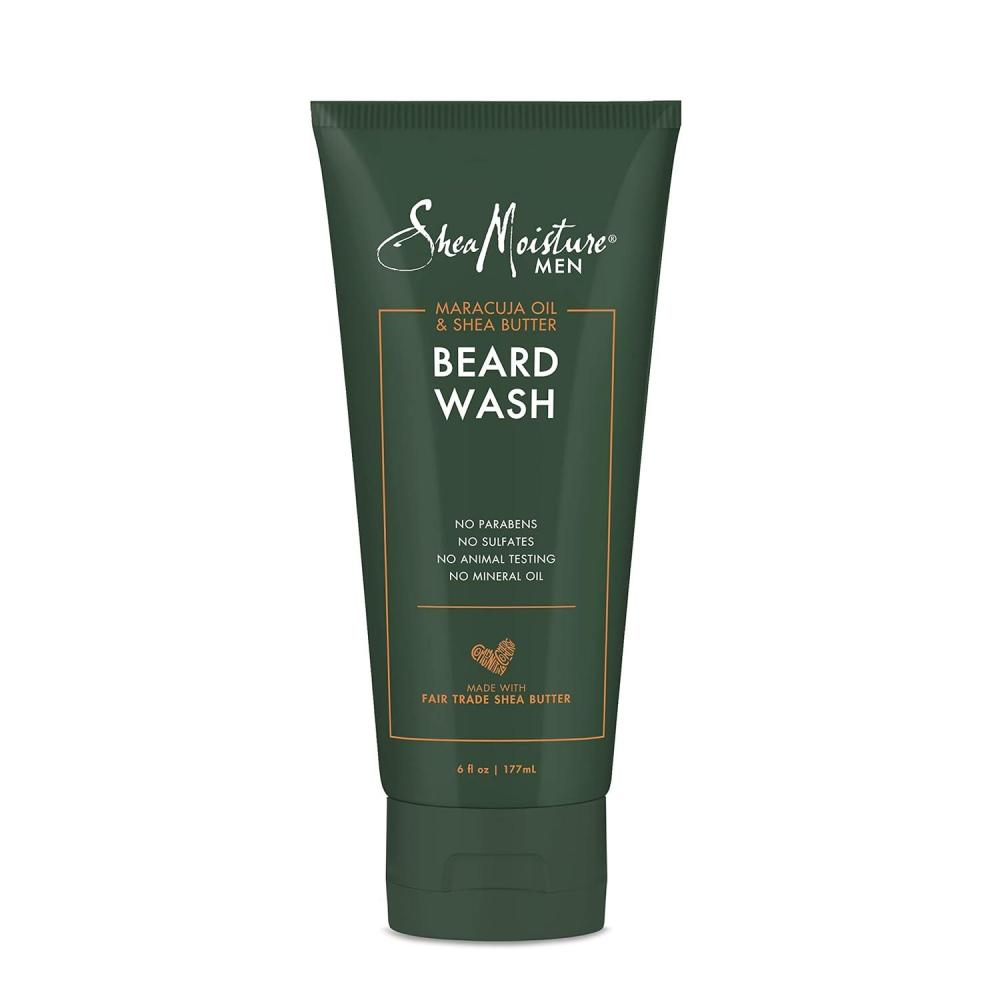 imageSheaMoisture Beard Wash for Full Beards  Maracuja Oil ampamp Shea Butter to Deep Clean and Refresh  6 oz6 Fl Oz Pack of 1