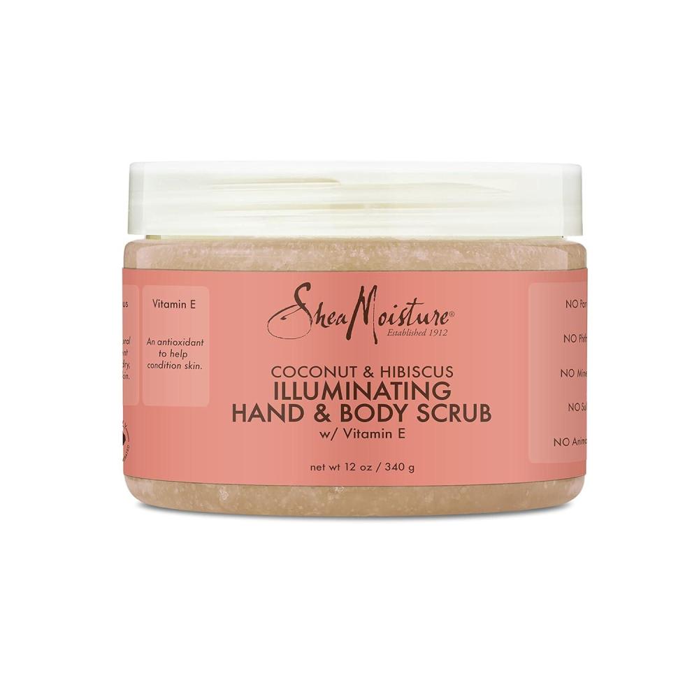 imageSheaMoisture Body Scrub for Dull Skin Illuminating Coconut and Hibiscus CrueltyFree Skin Care 12 oz