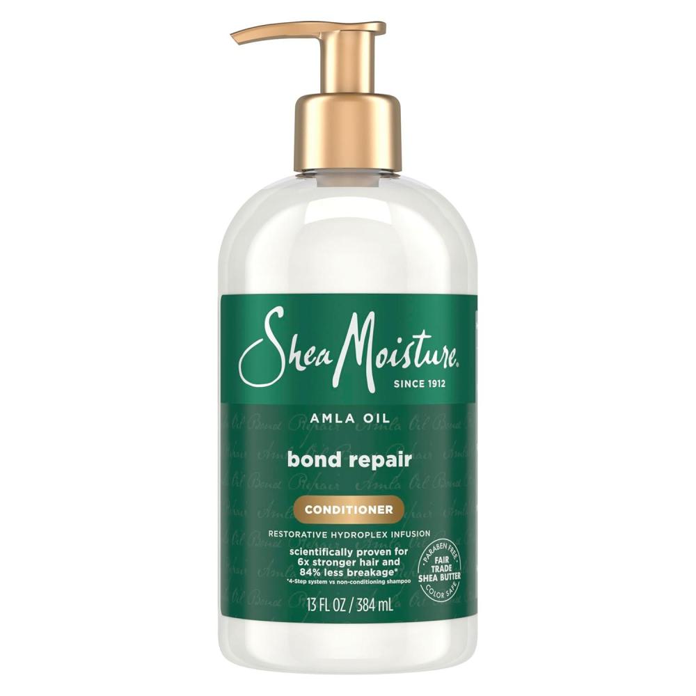 imageSheaMoisture Bond Repair Conditioner Amla Oil Strengthens and Repairs Hair Bonds with Hydroplex Technology and Amla Oil For Less Breakage with Restorative HydroPlex Infusion 13fl oz