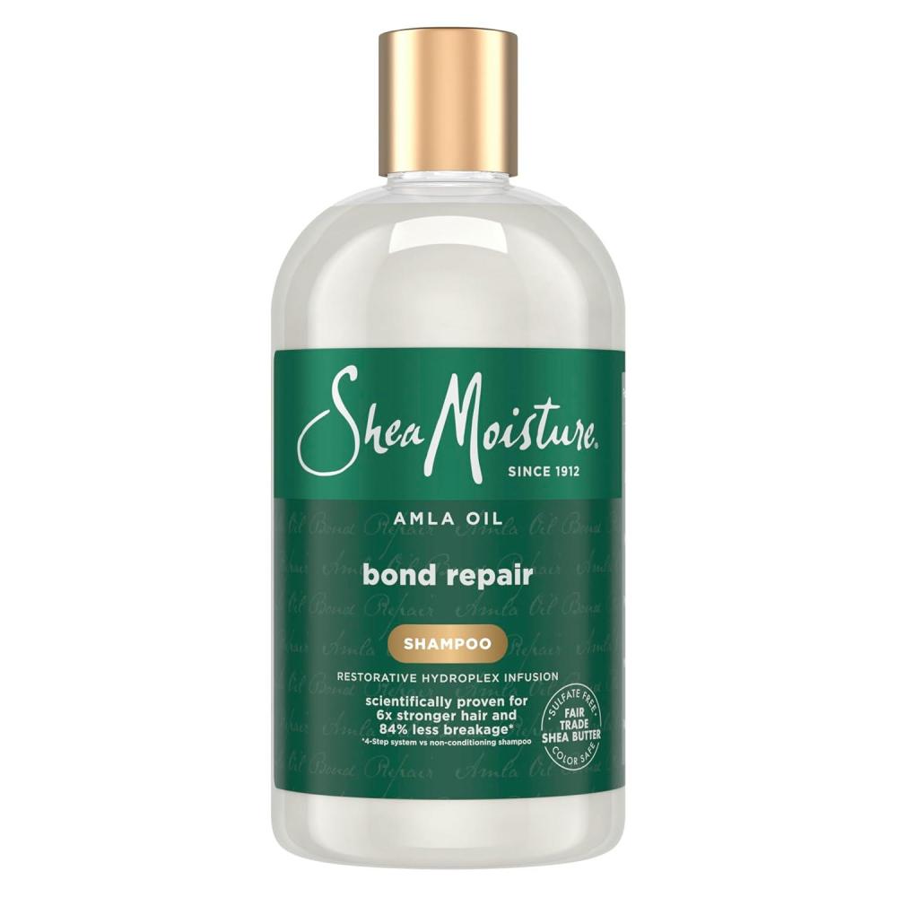 imageSheaMoisture Bond Repair Shampoo Amla Oil Deeply Cleanses and Removes Build Up to Repair Hair Bonds with Hydroplex Technology and Amla Oil with Restorative HydroPlex Infusion 13fl oz