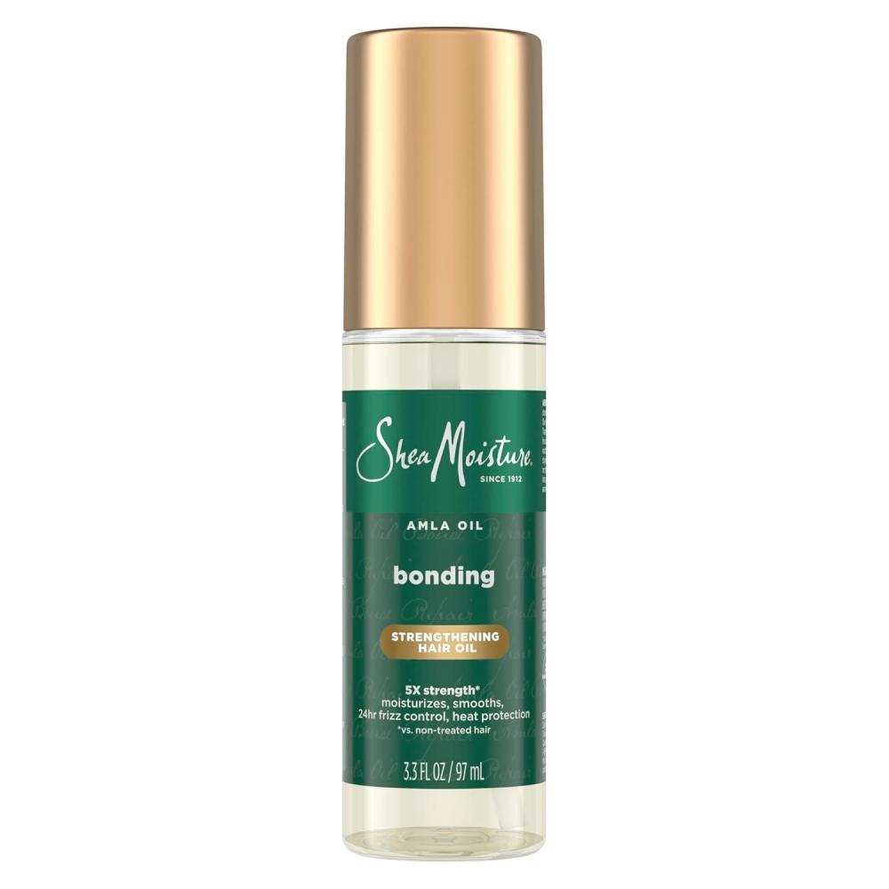 imageSheaMoisture Bonding Oil Amla Oil to Protect Strengthen and Smooth Hair with Amla Oil and FairTrade Shea Butter with 5X Strength and 24Hour Frizz ampamp Humidity Control 33fl ozBonding Oil