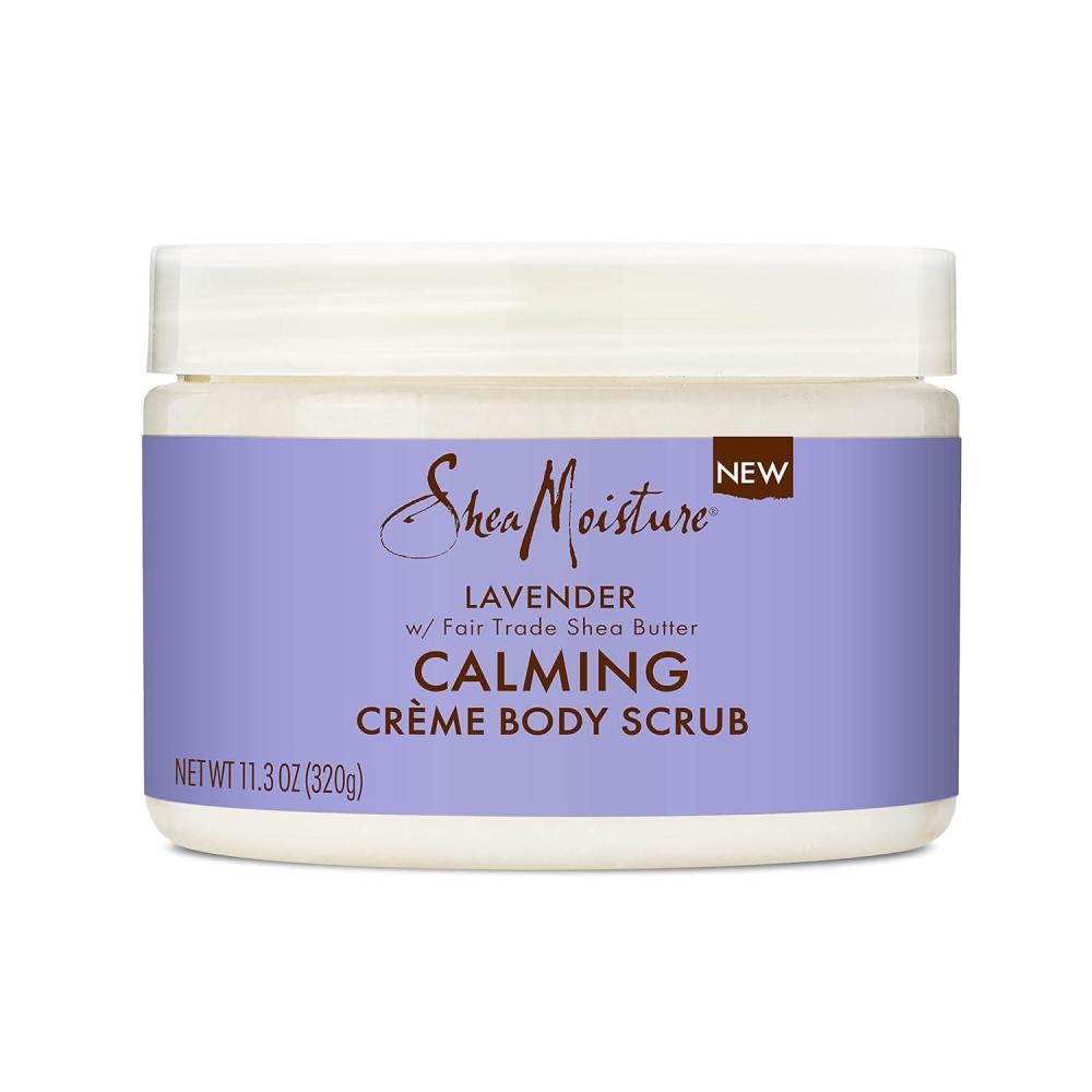imageSheaMoisture Creme Body Scrub Lavender Calming Skin Care with Fair Trade Shea Butter 113 oz