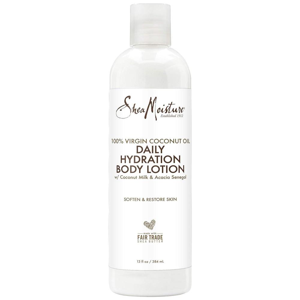 imageSheaMoisture Daily Hydration Body Lotion Moisturizer 100 Virgin Coconut Oil For All Skin Types Paraben Free 16 oz13 Fl Oz Pack of 1