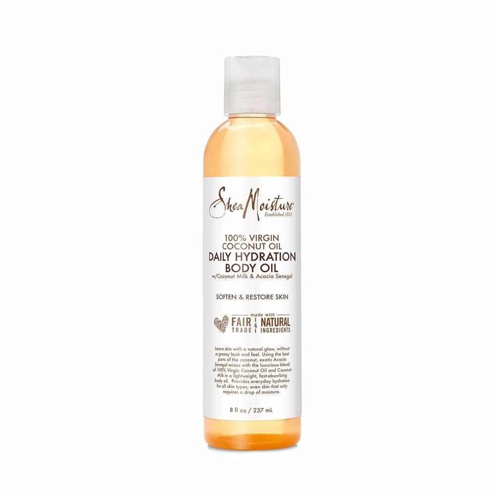 imageSheaMoisture Daily Hydration Body Oil Virgin Coconut Oil For Dry Skin Paraben Free 8 oz